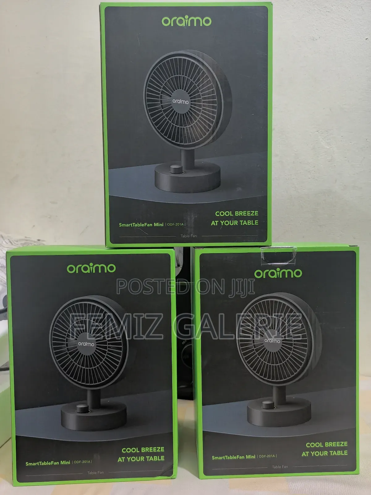 Oraimo Smart Table Fan 5w Mini Fan