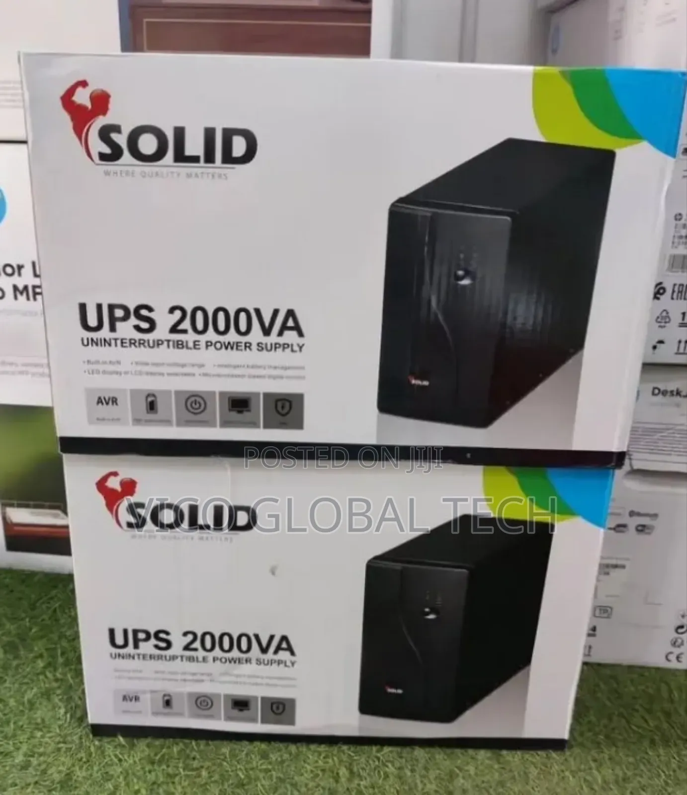 Solid 2000va Ups Uninterruptible Power Supply