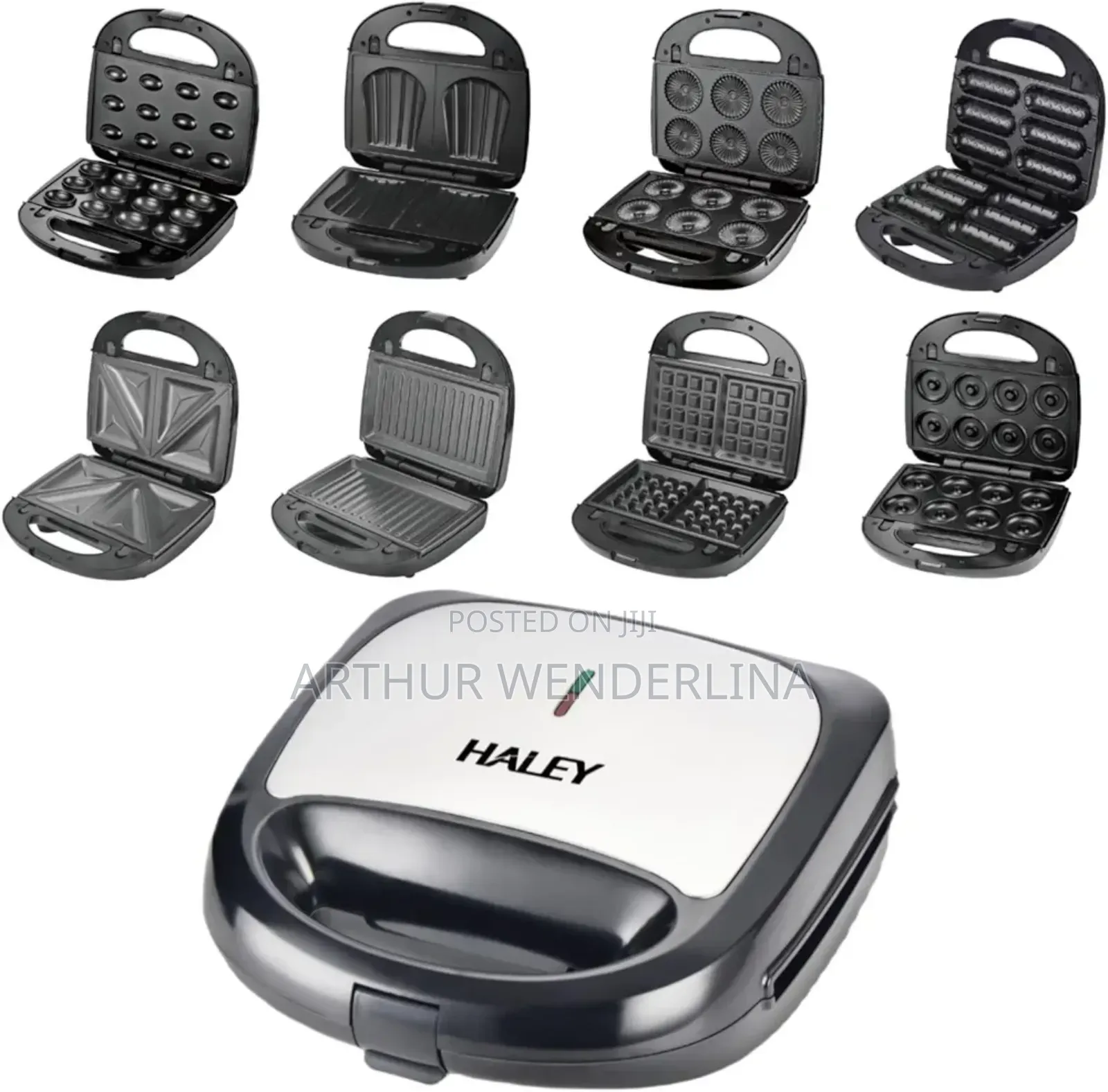 Hley 8in 1 Sandwich Maker