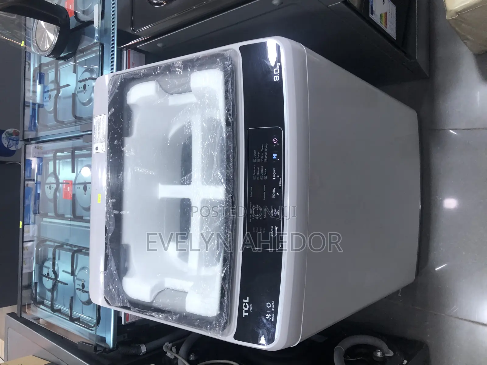 Quick TCL Washing Machine Top Load Full Automatic 9kg