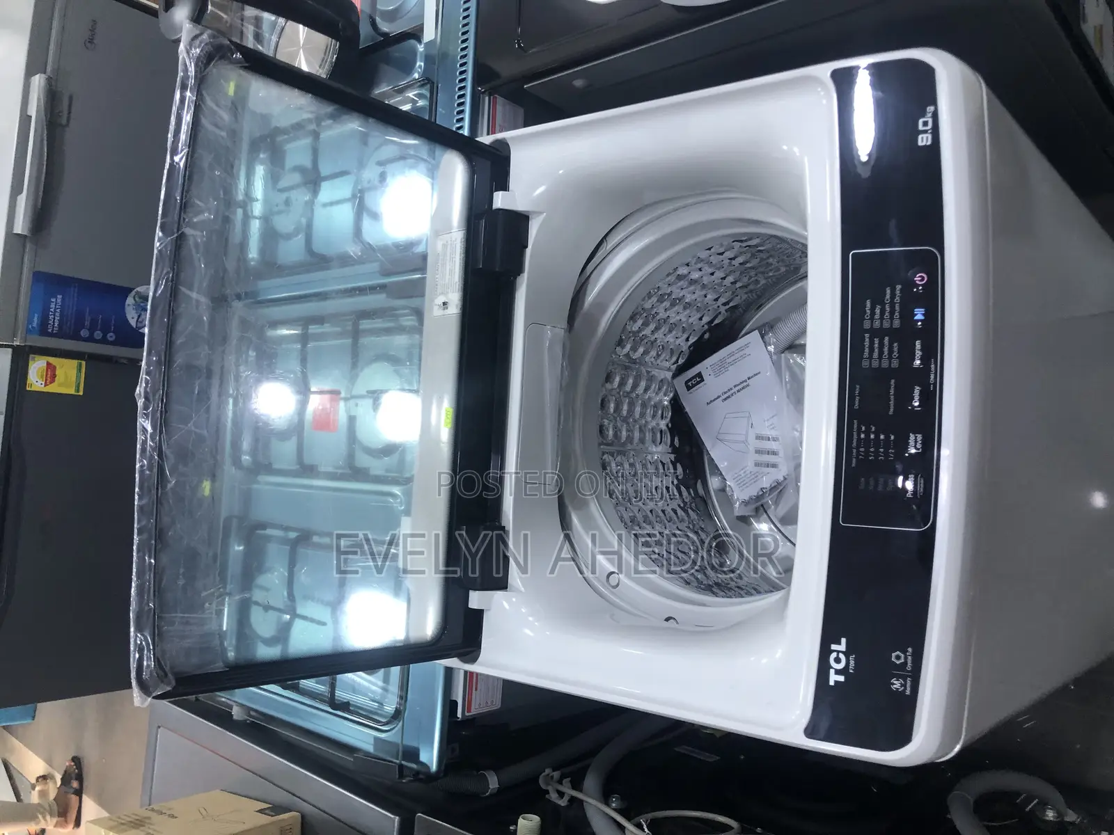 Quick TCL Washing Machine Top Load Full Automatic 9kg