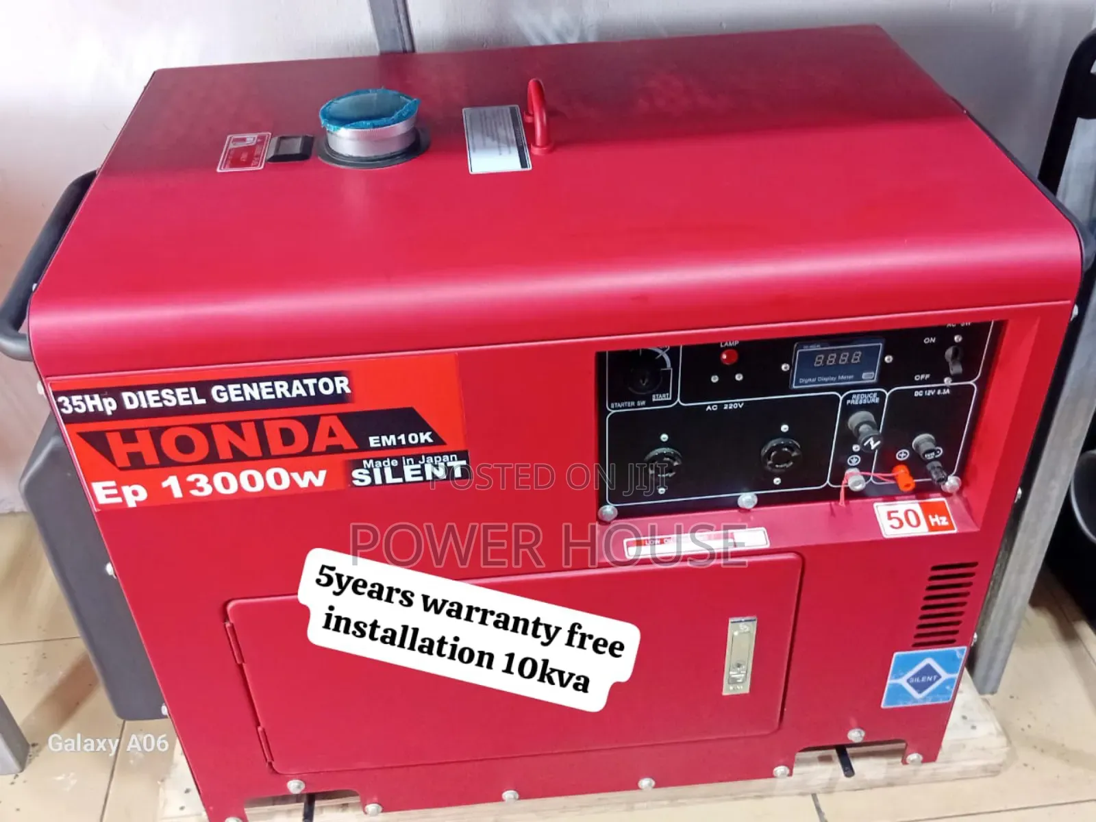Nobel Dynamo Honda Generator 10kv 13000watts 10kva Diesel