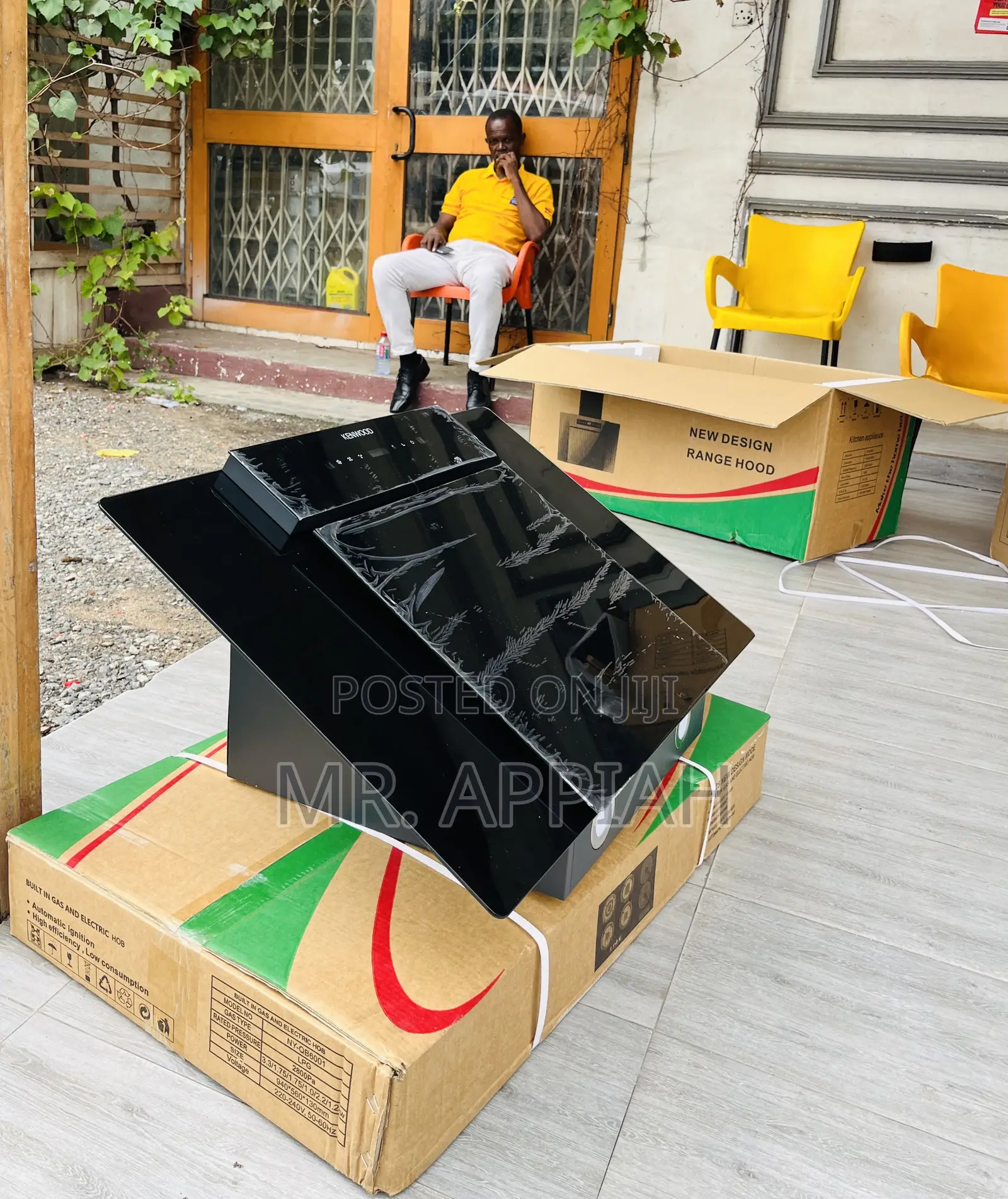 Original Kenwood 90cm Inbuilt Extractor(Tempered Glass).