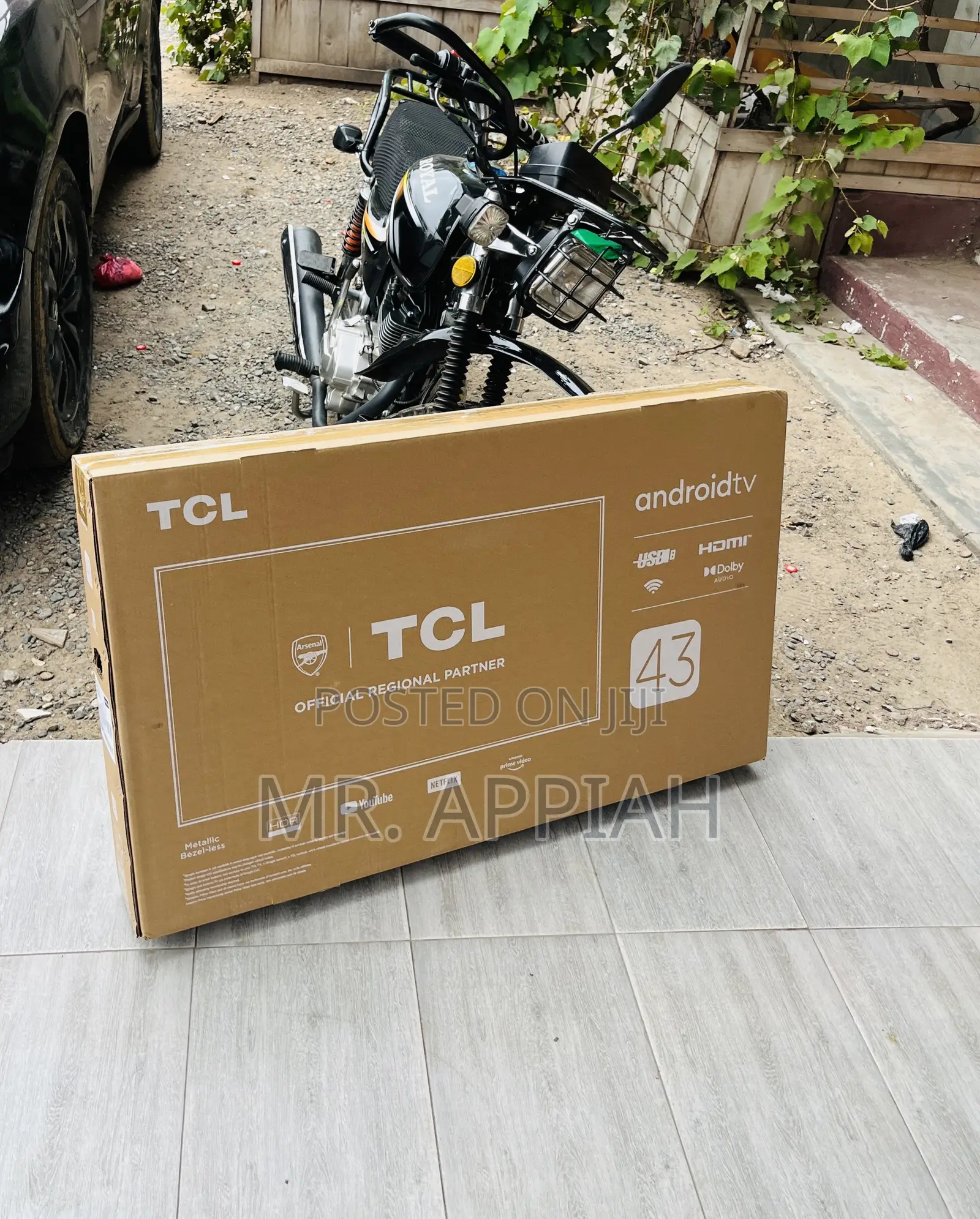 Convenient TCL 43s4500 43 Inch FHD Android Television.