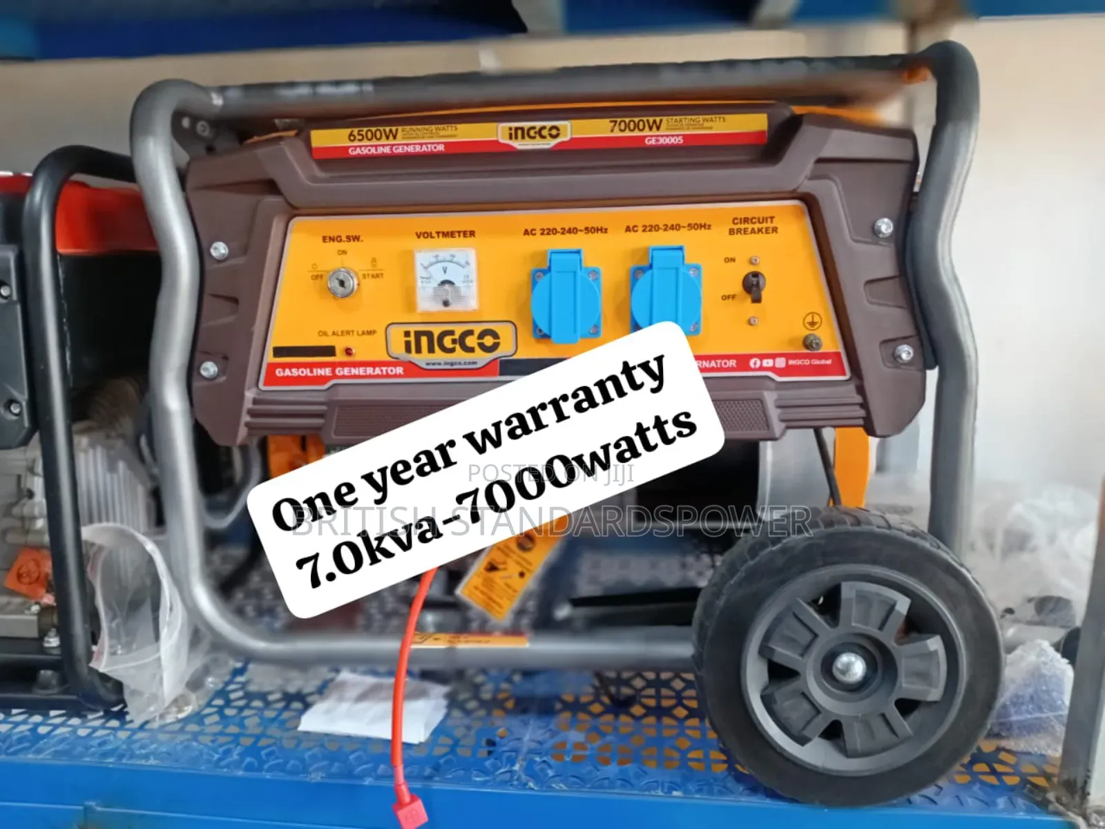 High Quality Ingco 7.0kva Petrol Generator Ingco