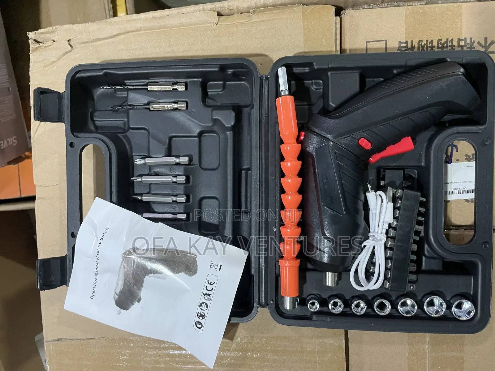 Electric Power Screwdrivers Rechargeable Drill