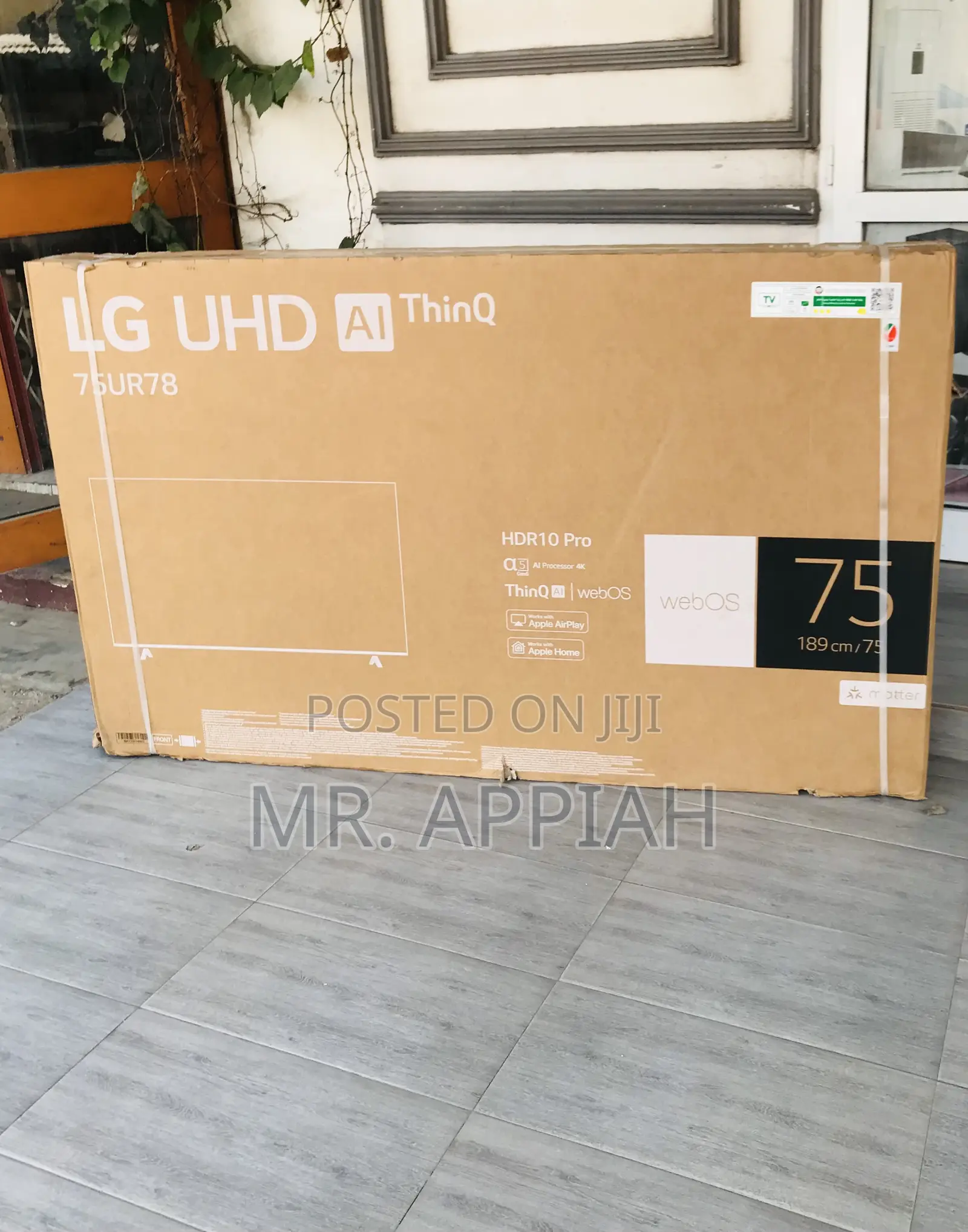 Newly Made Lg 75ur7800 75” Uhd Smart Television(Black)