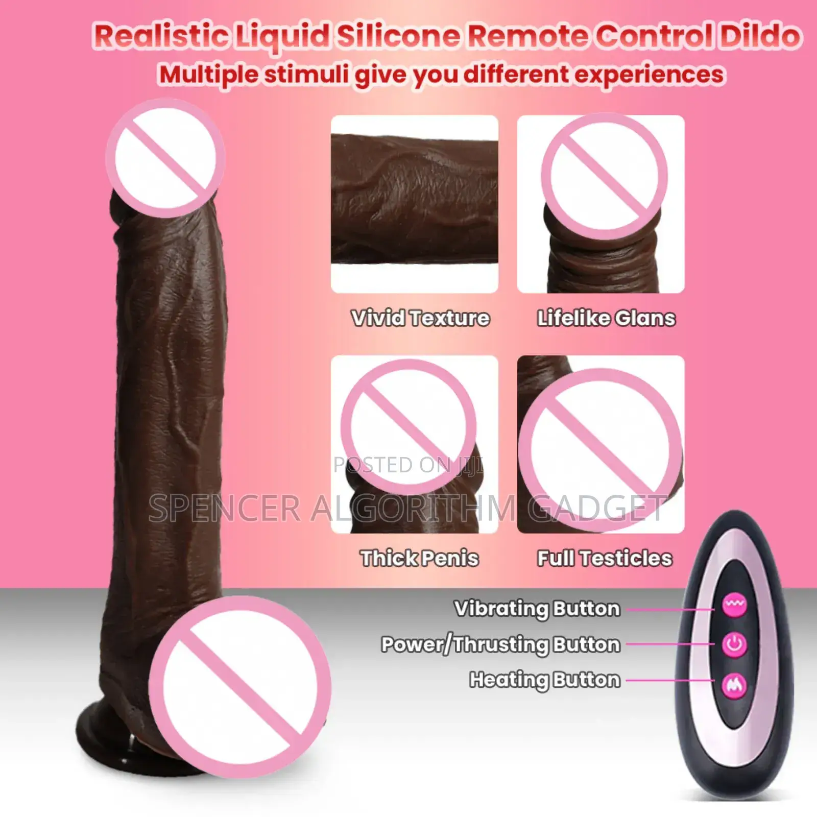 Adult Penis Vibration Dildo 9inches