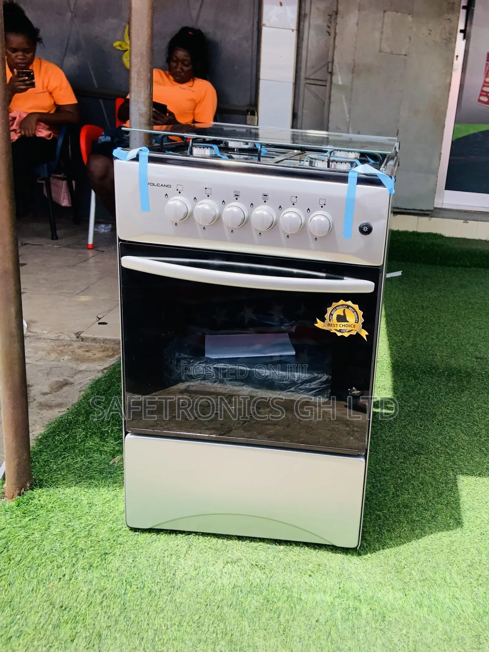 Fabulous Volcano 50x50 4 Gas Cooker Oven Cooker Grey