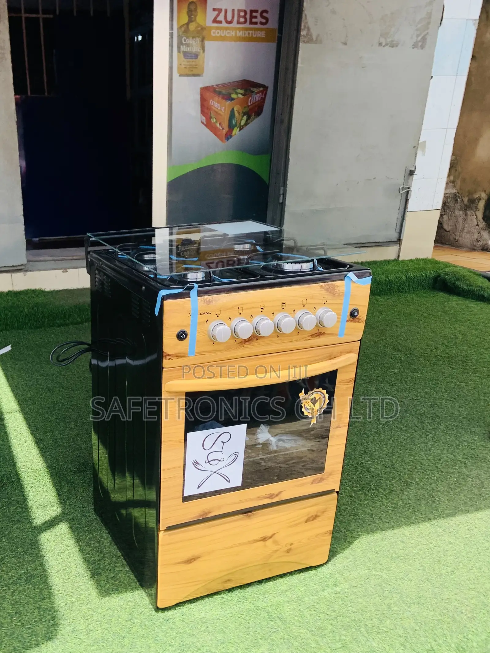 4 Gas Accurate 50x50 Volcano Light Wooden Fast Cooker