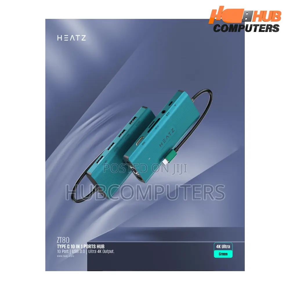 Heatz Zt80 Type C 10 in 1 Port Usb