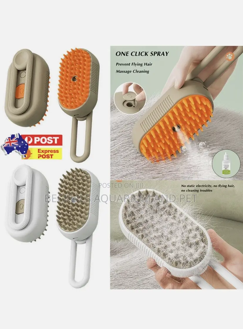 3 in 1 Cat and Dog Steamy Pet Grooming Massage Brush