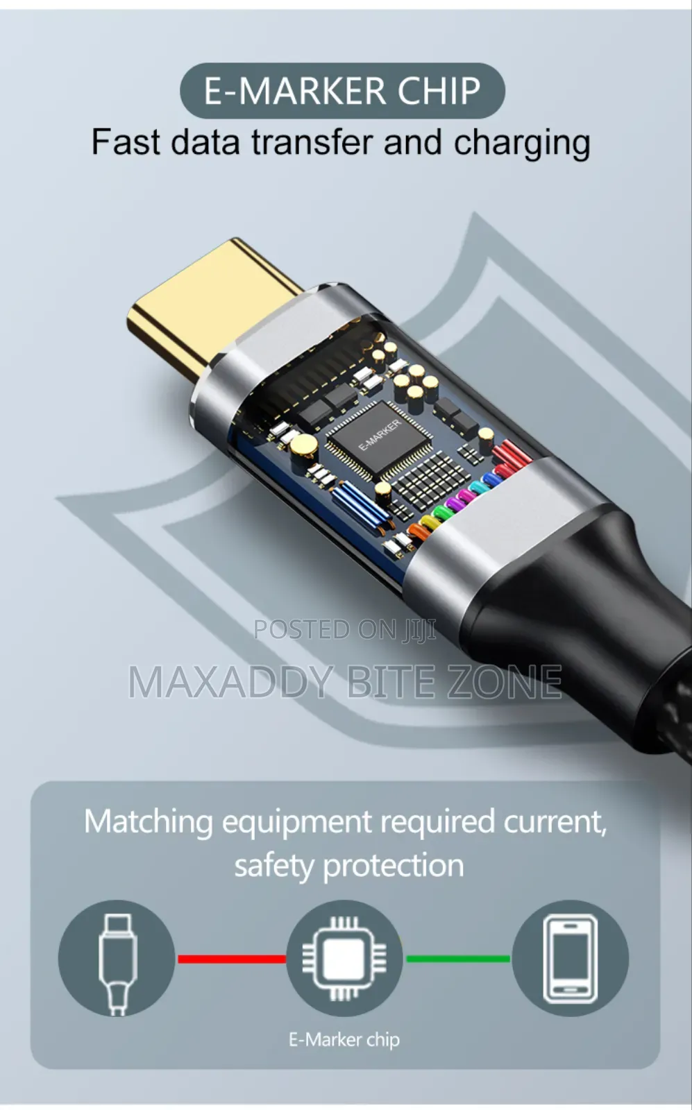 1.5m Typec to C Thunderbolt3 Extend Video Data Cable