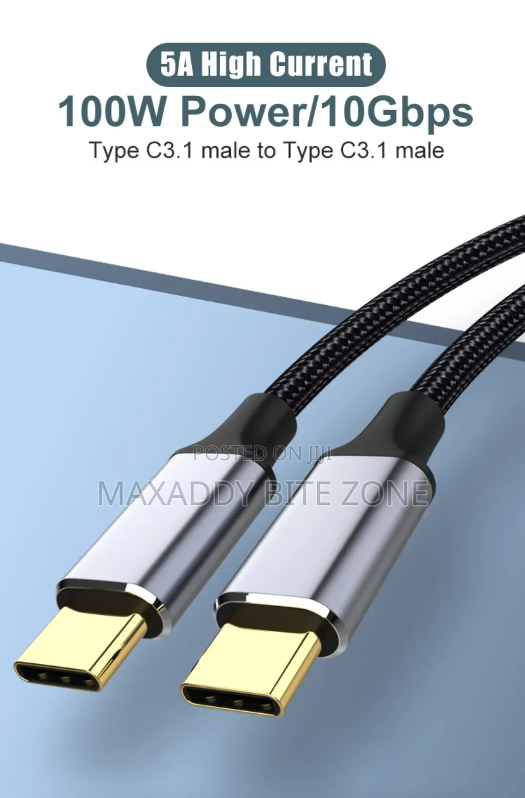 1.5m Typec to C Thunderbolt3 Extend Video Data Cable