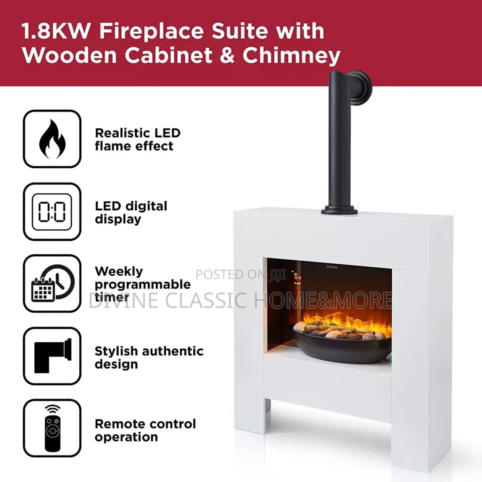 Black+Decker Room Heater 1.8kw