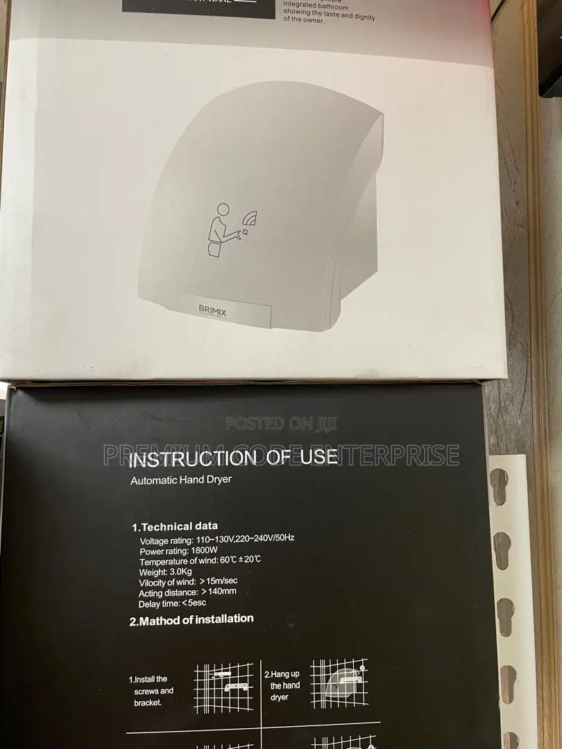 Brimix Automatic Fast Electric Hand Dryer