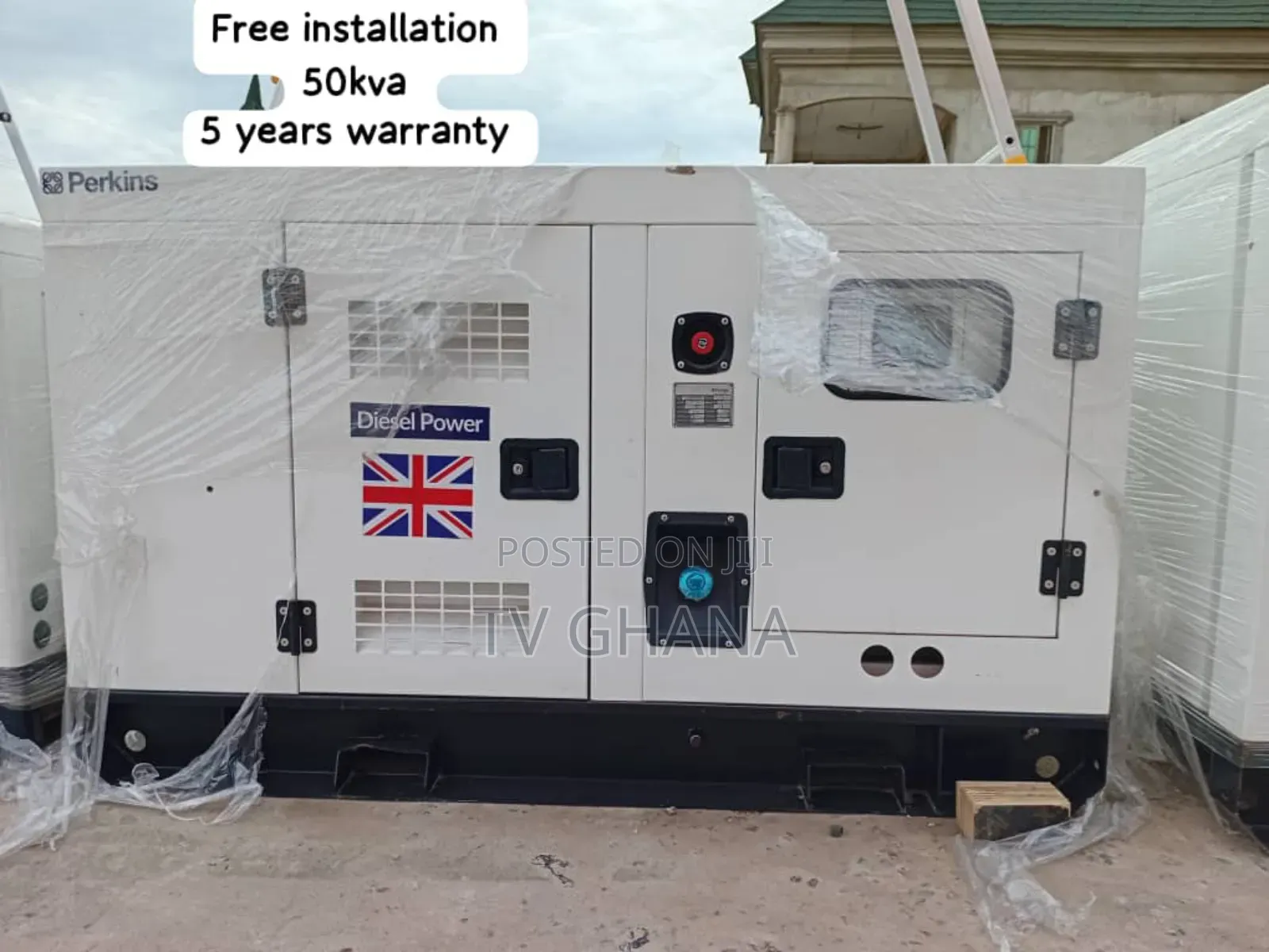 Lyrasource 50kva Silent Perkins 50kva Diesel