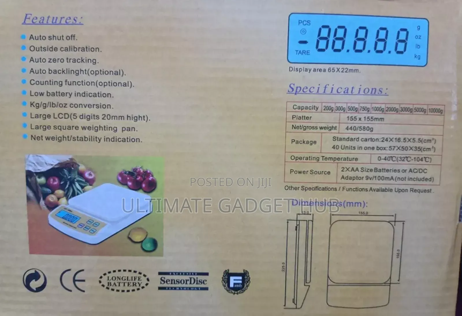 Electronic Compact Scale