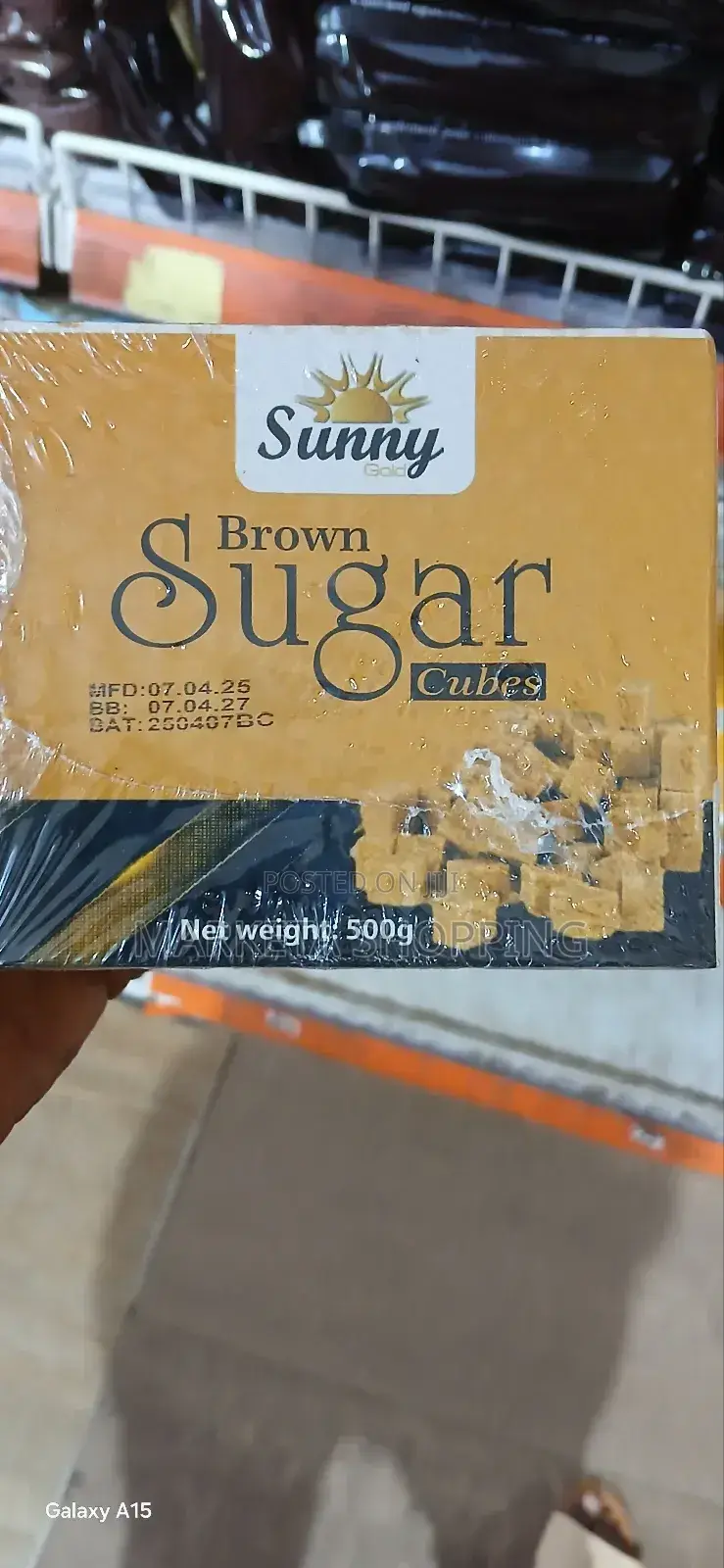 Sunny Brown Sugar Cubes 500g