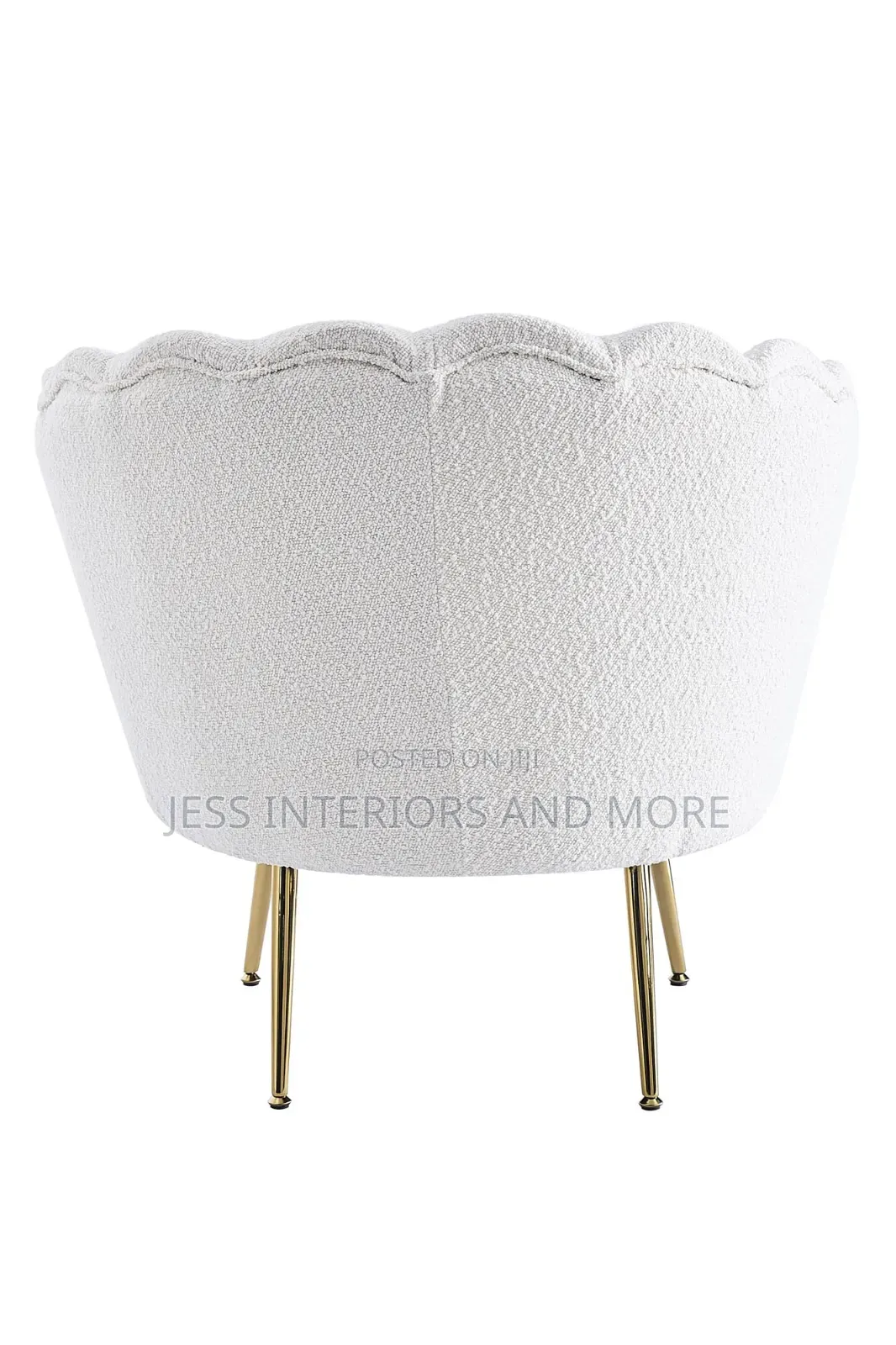 Accent Chair (Shell -Shaped) White