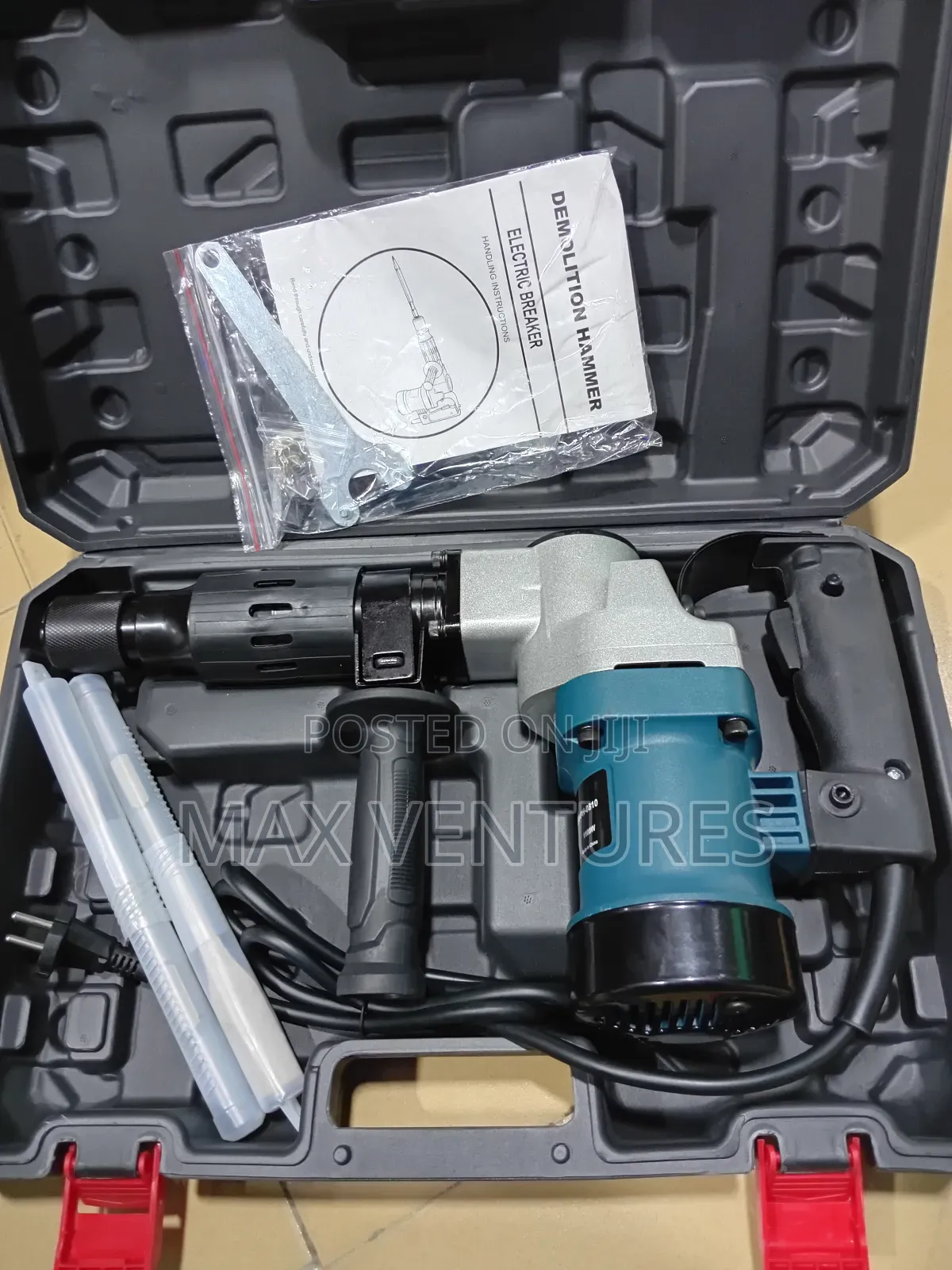 Ecoolmax Demolition Hammer 220v 50/60hz 1100w Breaker Beast