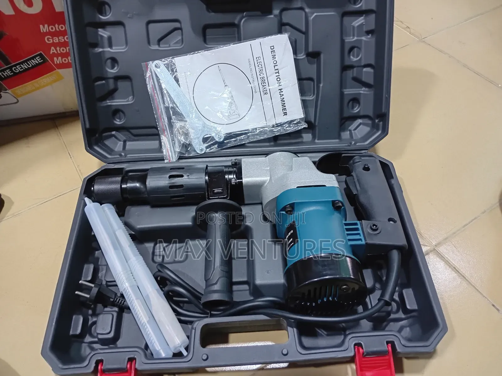 Electric Demolition Hammer 220v 50/60hz 1100w Demolisherpro