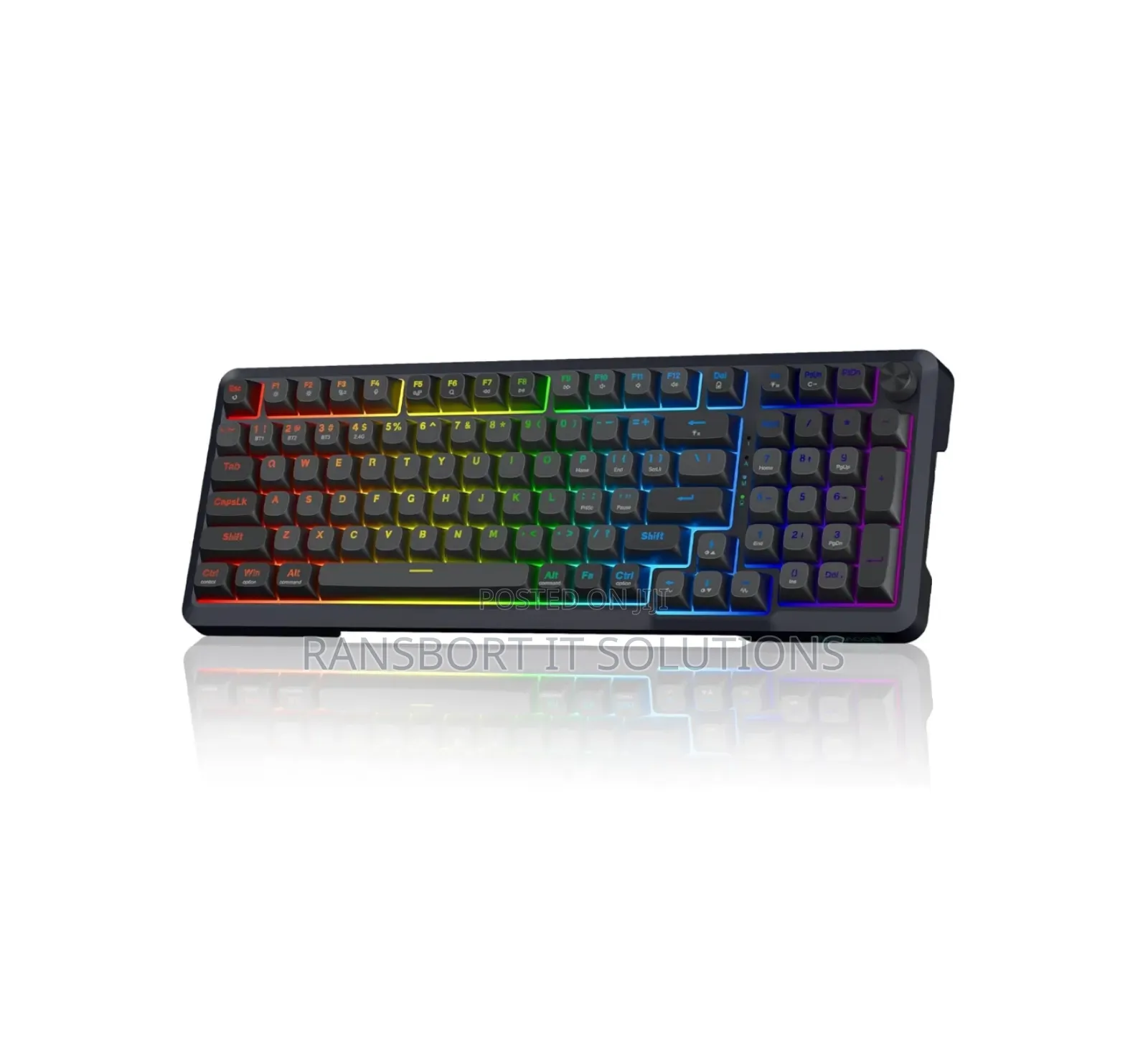 Redragon Wireless Mechanical Gasket Mounted RGB Gaming Keyboard for Pc