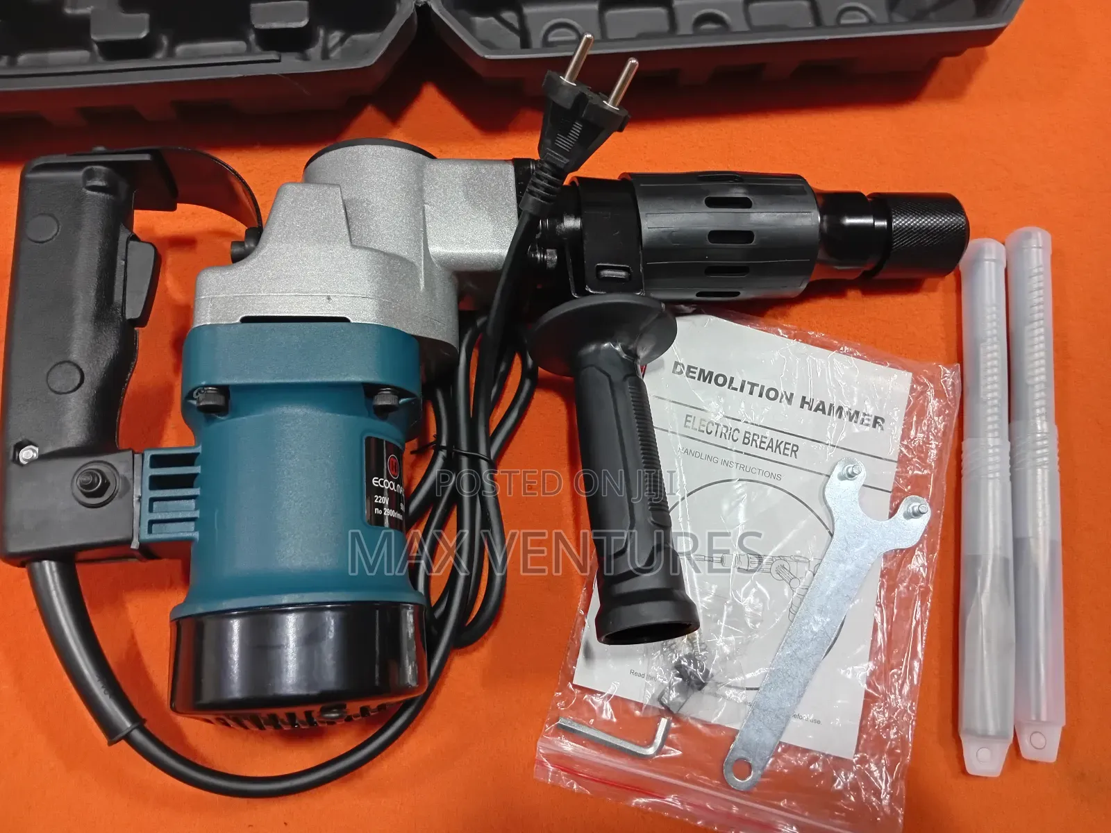 Ecoolmax Electric Hammer 220v 50/60hz 1100w