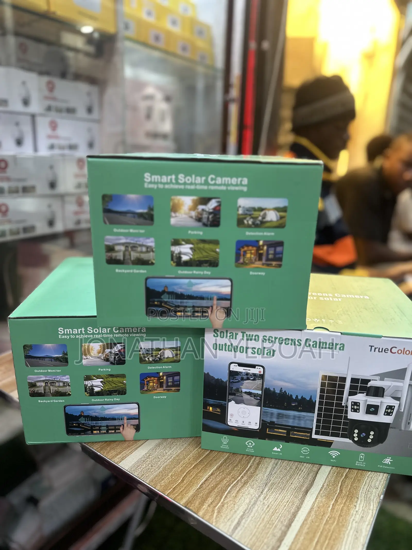 Solar Two Screens CCTV Camera