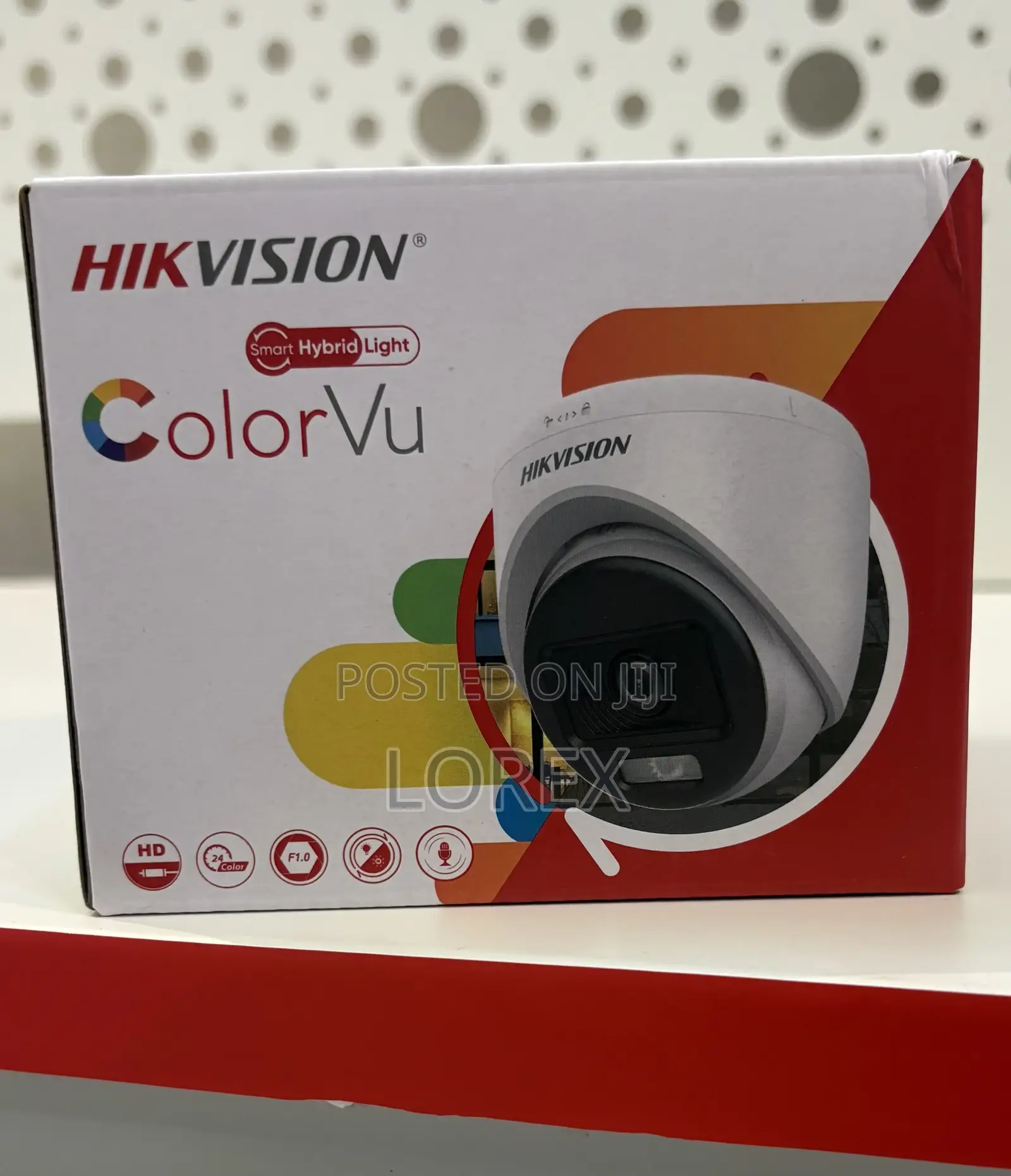 Hikvision Ds-2ce70kf0t-LPFS 5mp/ Color Vu+Audio Analogue