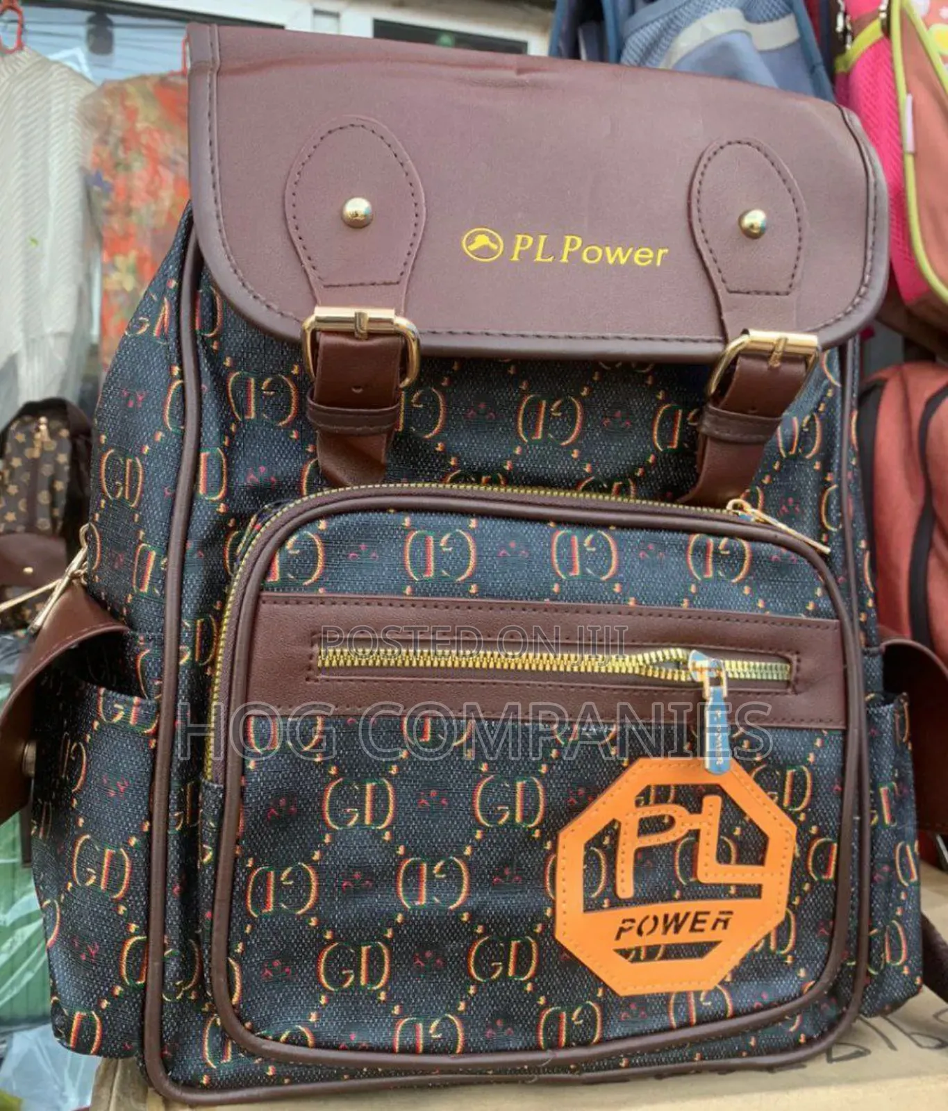 Large Capacity Fashion Retro Print School Bag Backpack