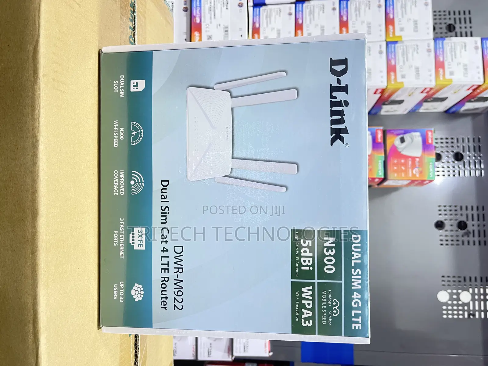 D-Link Wireless N300 Dual Sim 4g Lte Router DWR-M922