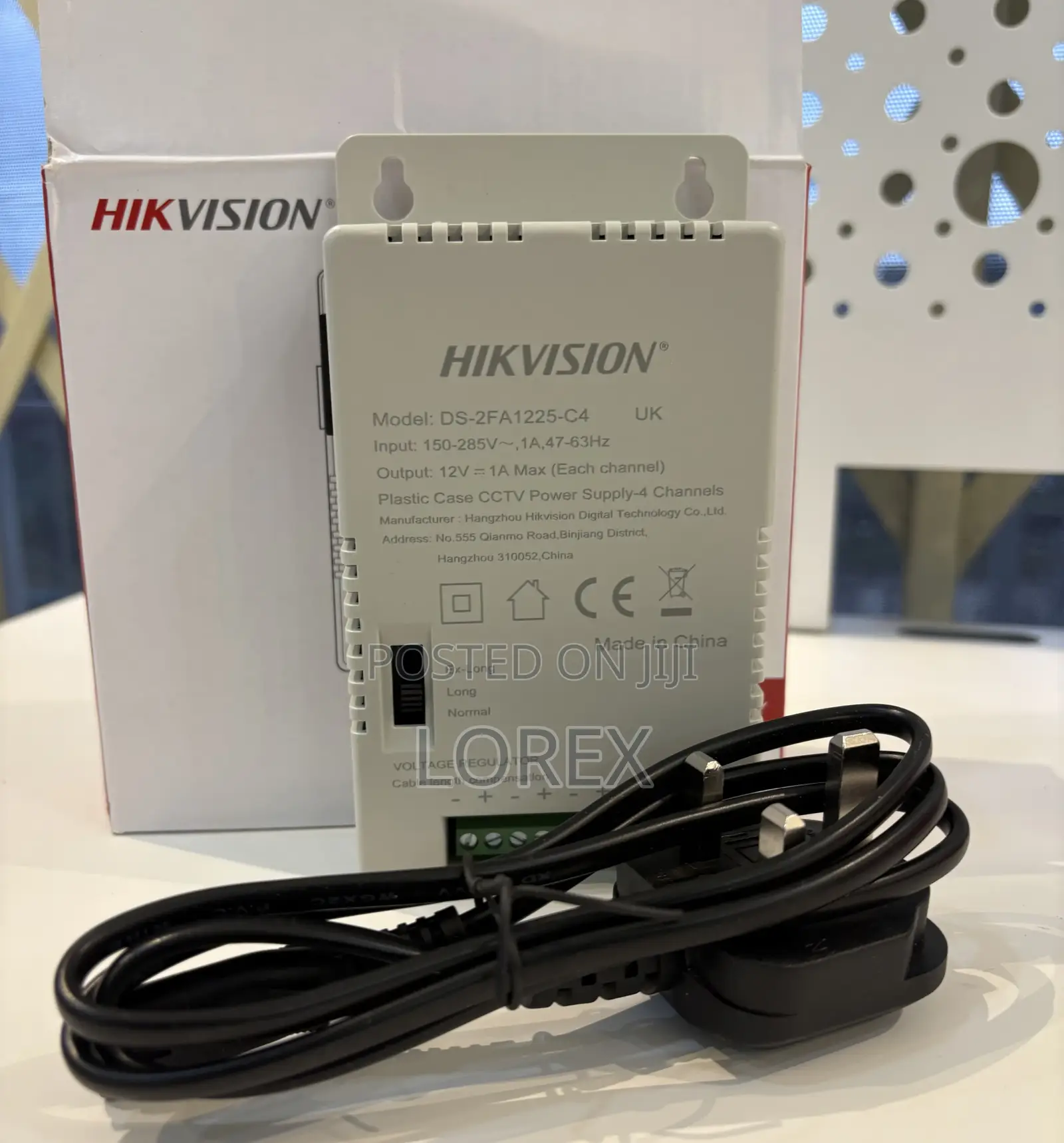 Hikvision Power Supply 4ch 5amps Ds-2fa1225-C4