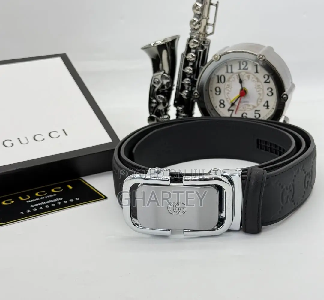 Stylish Designer Buckle Zip Lock Leather Belts
