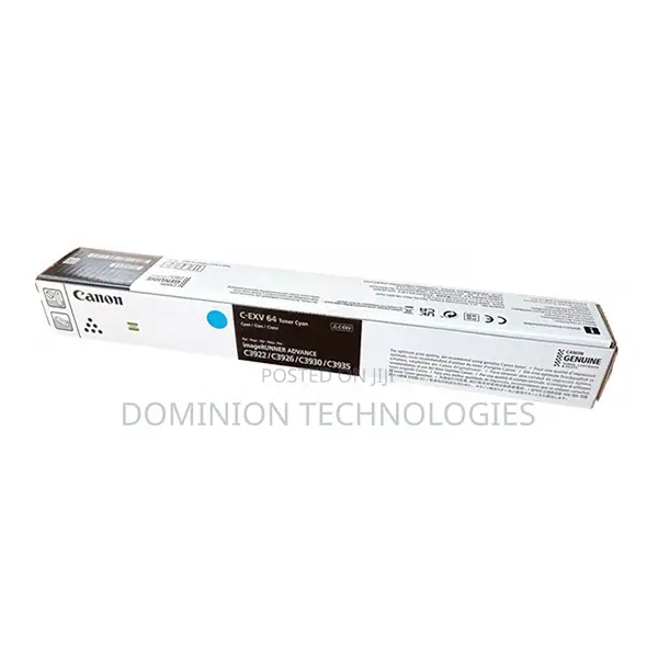 Canon C-Exv64 Original Toner Cartridge -Cyan