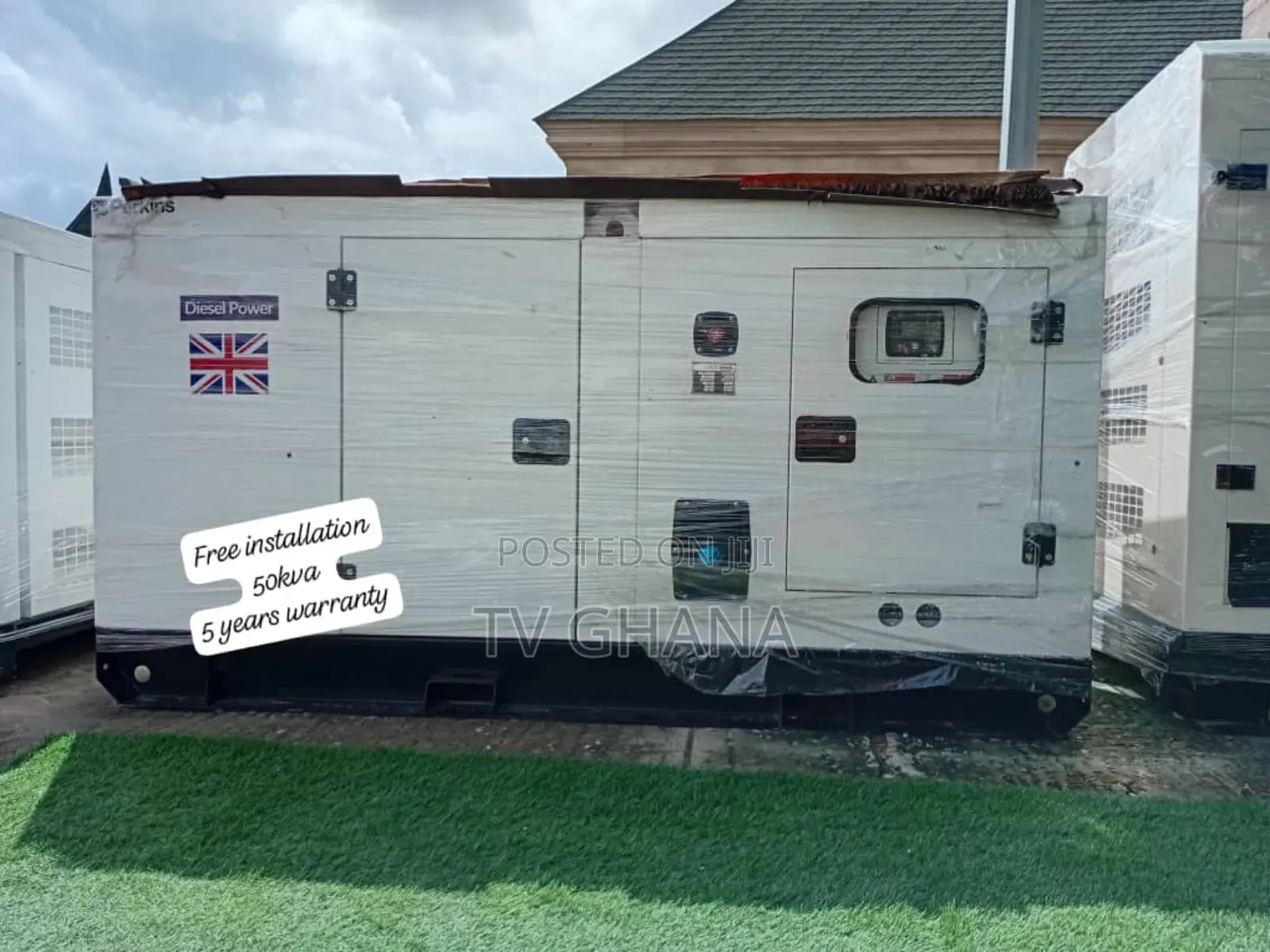 Omegapanelx 50kva Silent Perkins 50kva Diesel