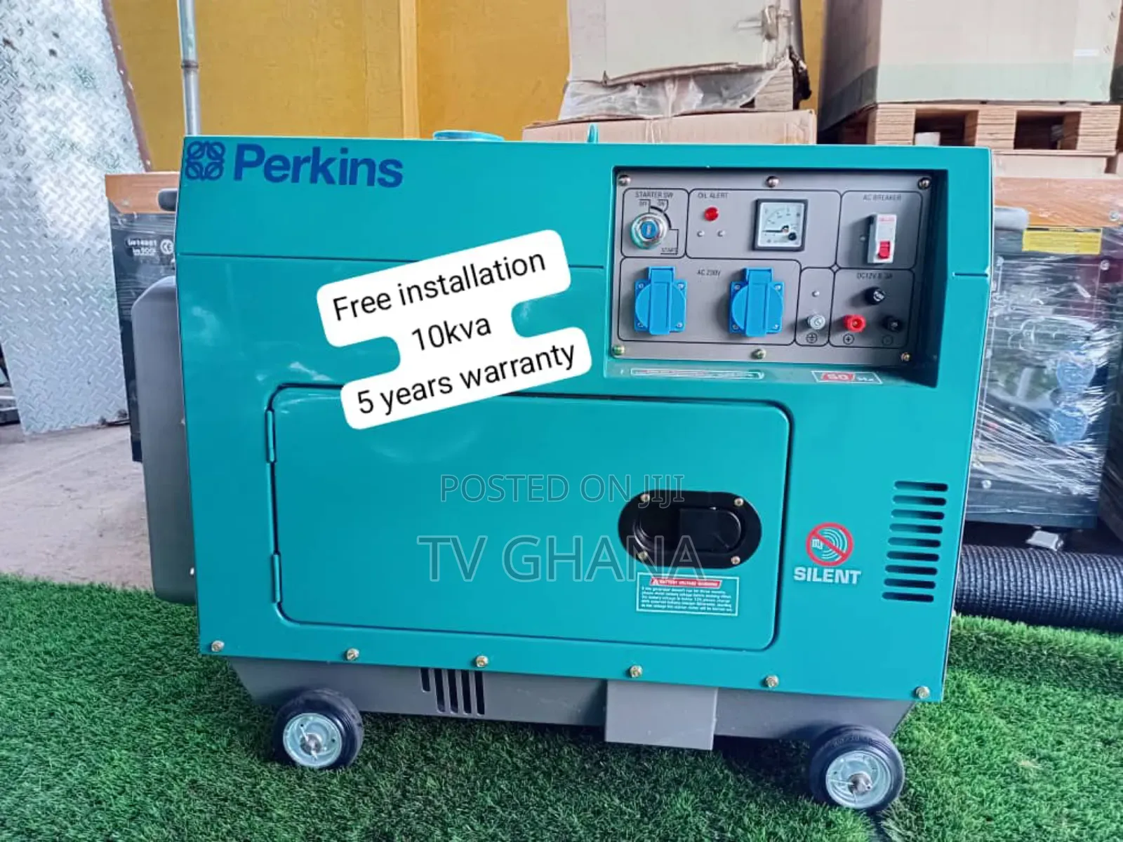 Embergridx 10kva Silent Perkins 10kva Diesel
