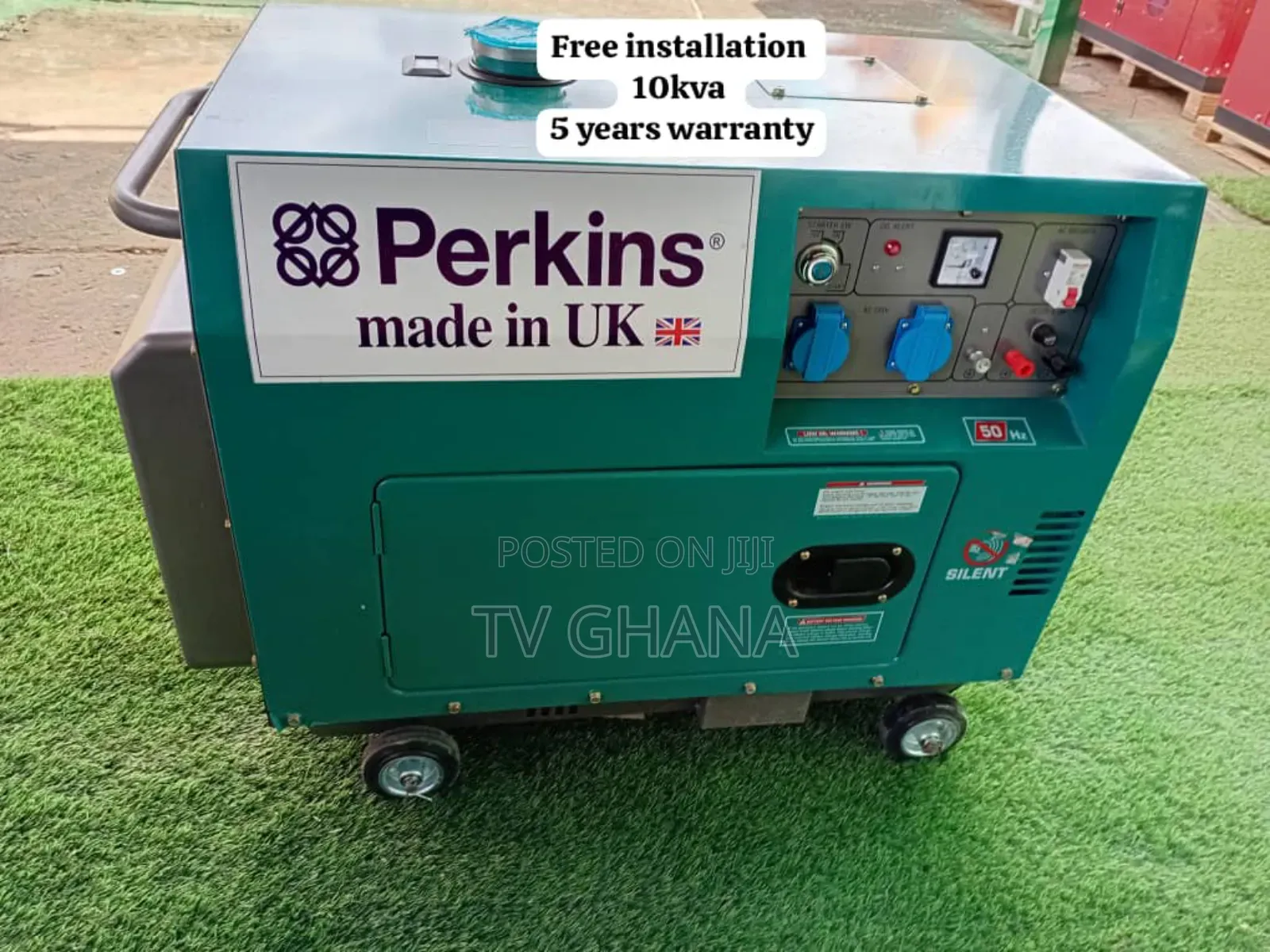 Crystalguard 10kva Silent Perkins 10kva Diesel
