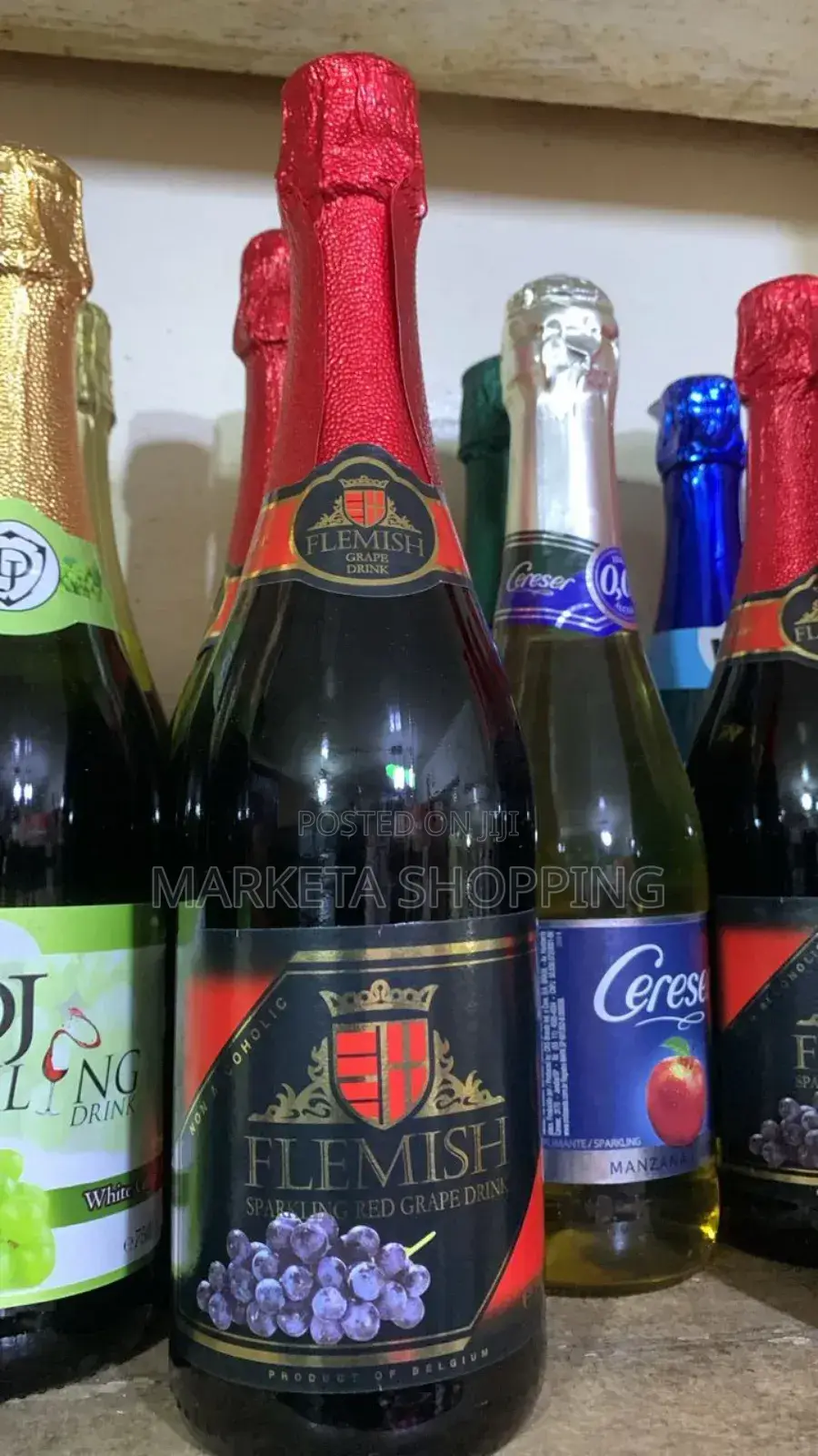 Flemish Sparkling Red Grapes 750ml