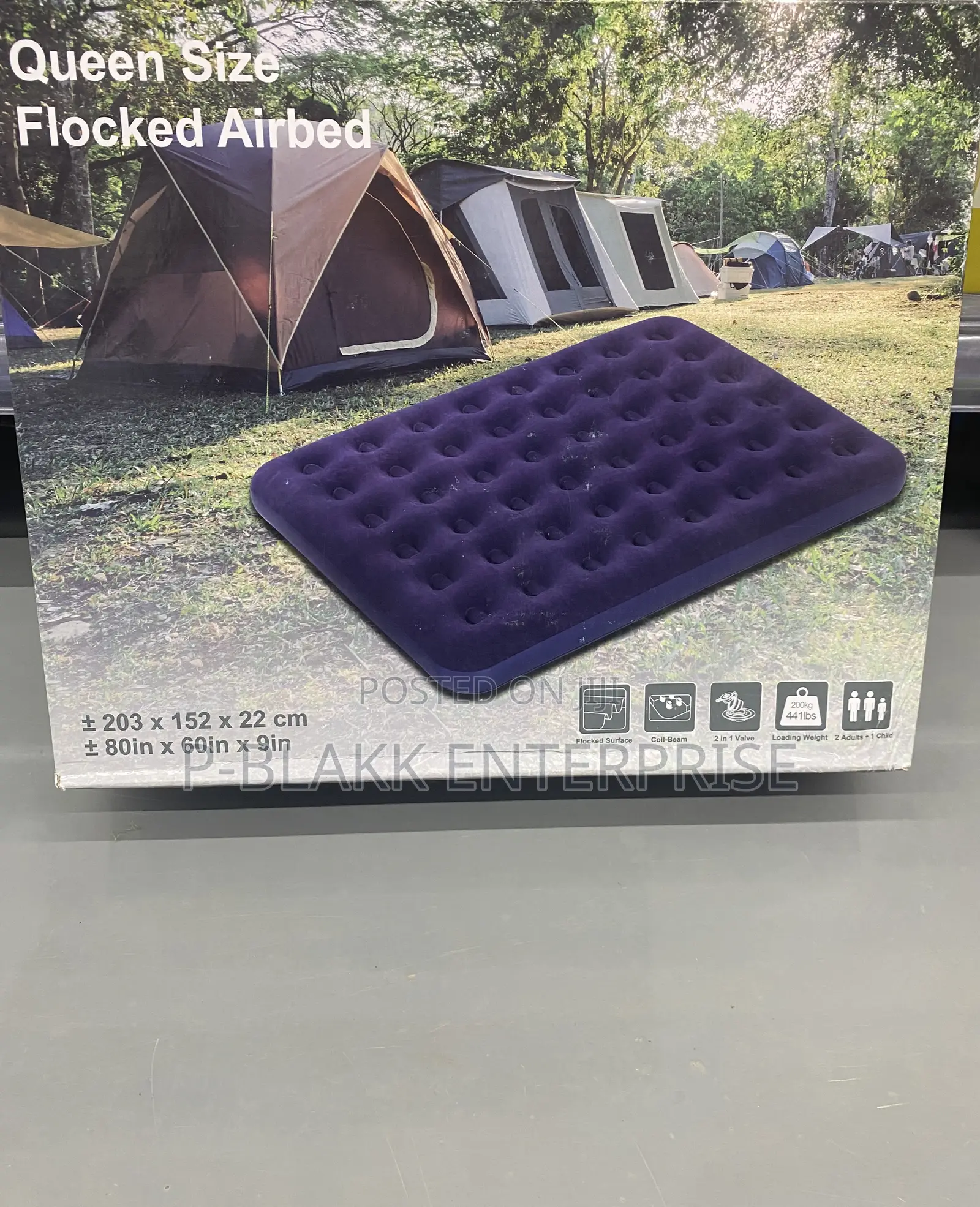 Inflatable Airbed Mattress Queen Size 203cm*152cm*22cm
