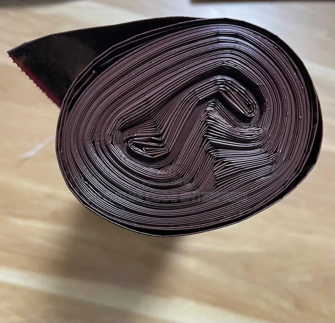 60 Liter Easy Tie Garbage Bags(15pcs) - Brown, 60l
