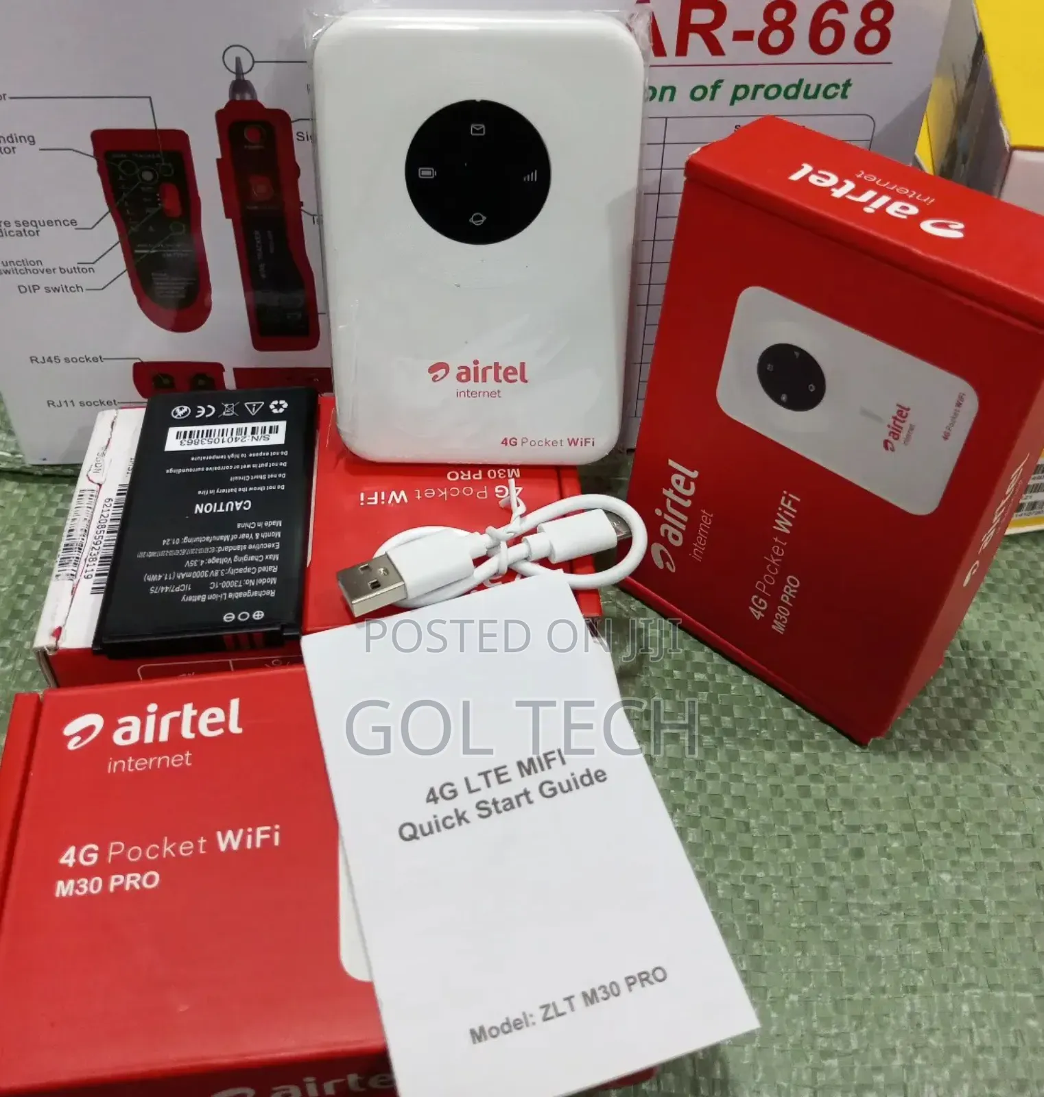 Airtel 4g Universal Mini Router (Mifi) With Ethernet Port