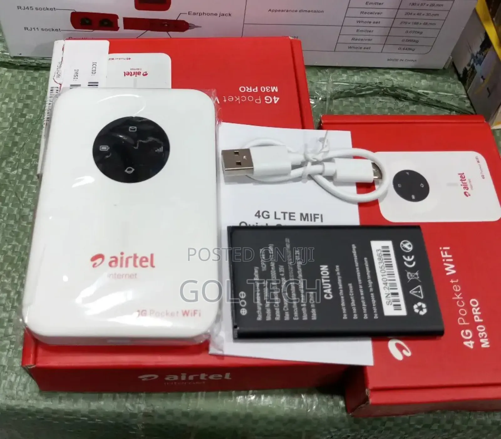 Airtel 4g Universal Mini Router (Mifi) With Ethernet Port