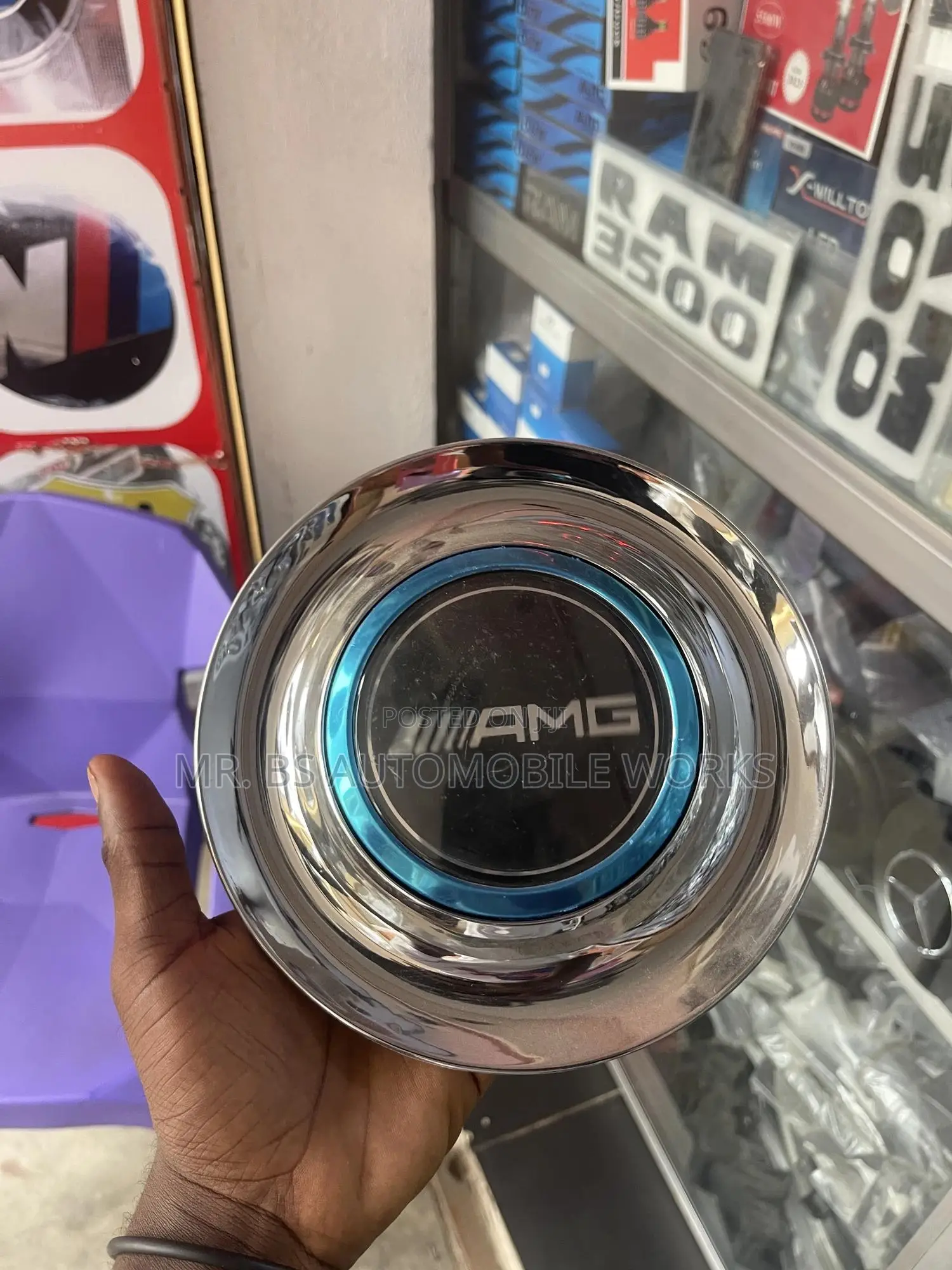 Mercedes Amg Rim Cap (Mercury)