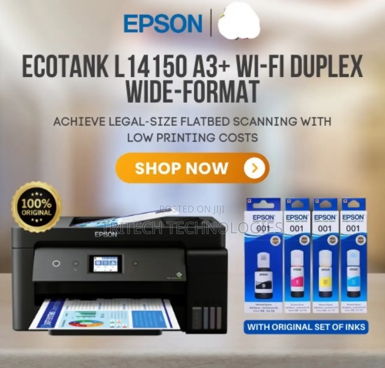 Epson Ecotank L14150 All-in-One Ink Tank A3 Printer