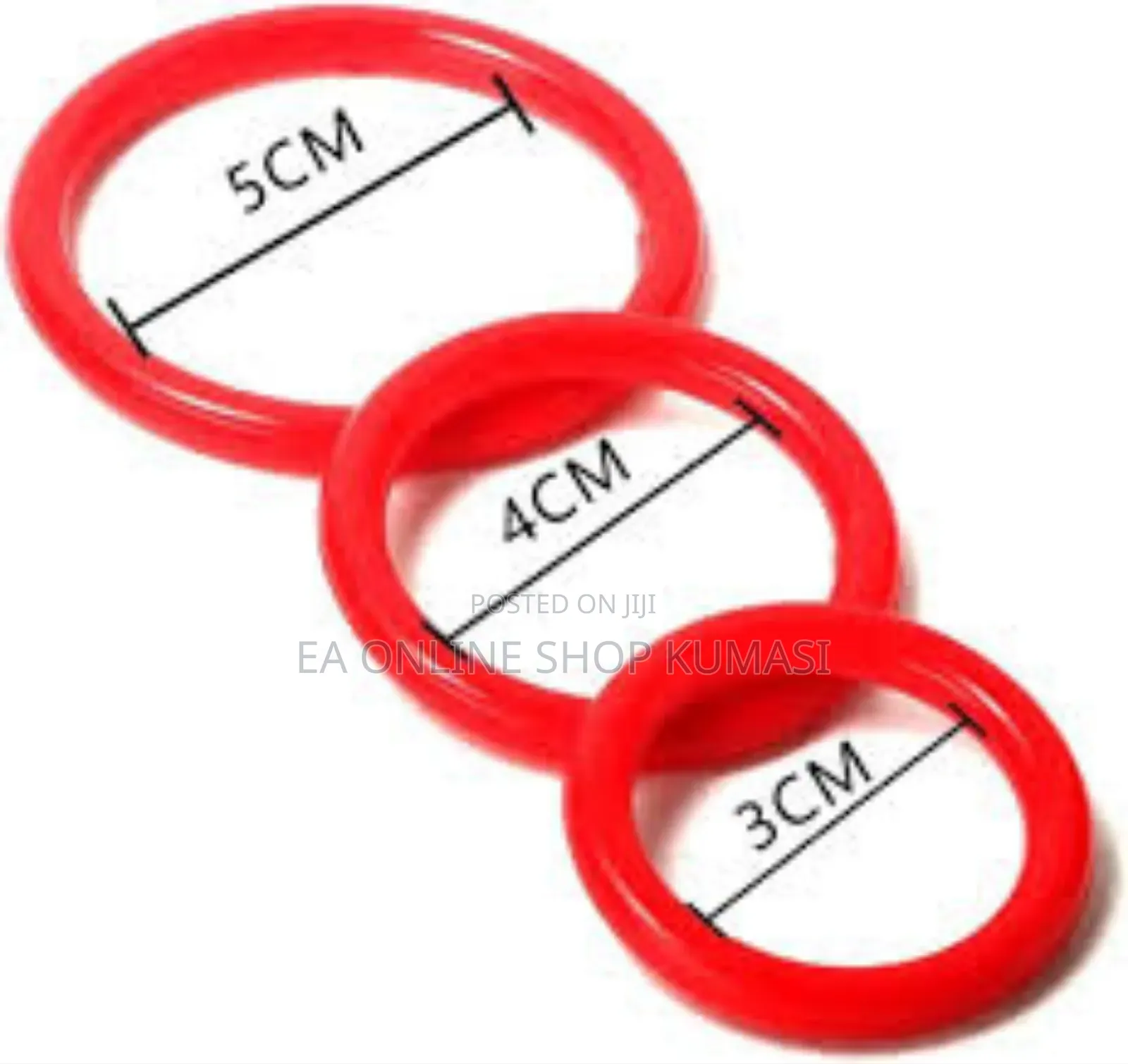 3 Different Sizes of Silicon Dick Ring for Men ( Buy 2 Get 1 Free)