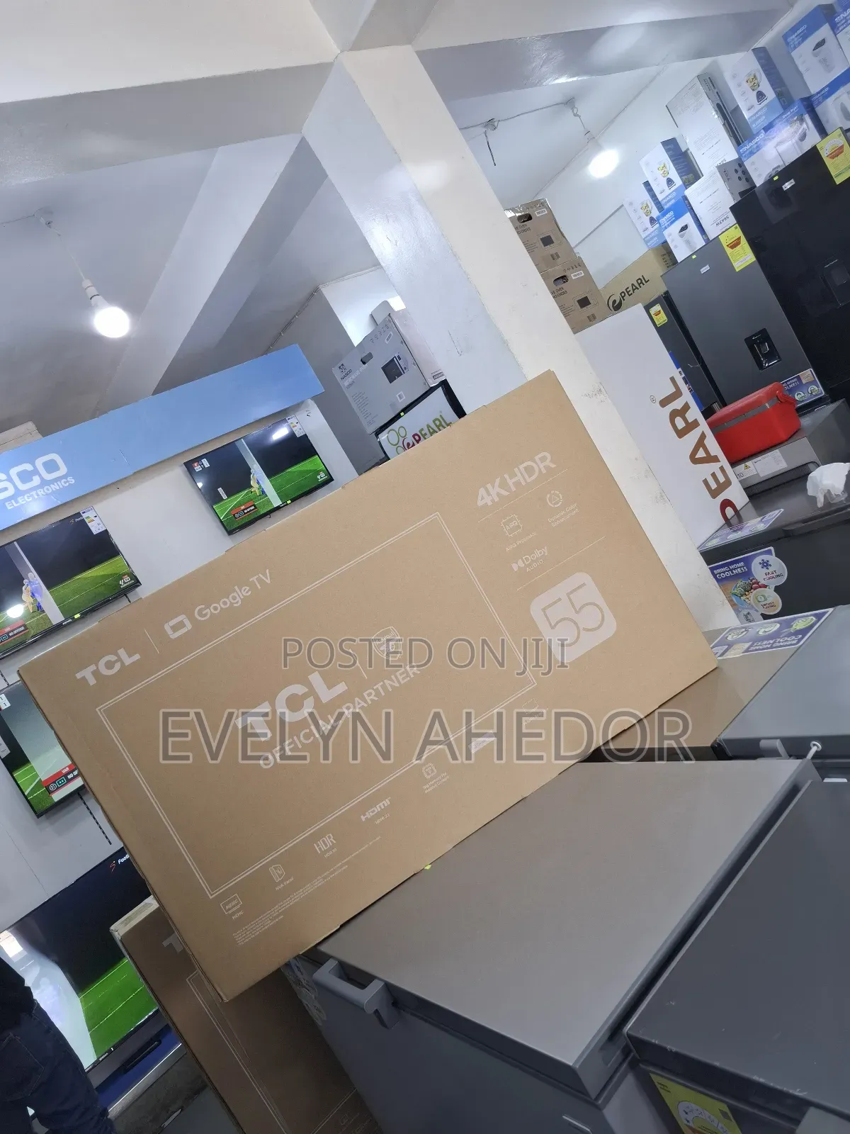 Wide Picture View of TCL 55 Inches Smart Uhd Google Tv