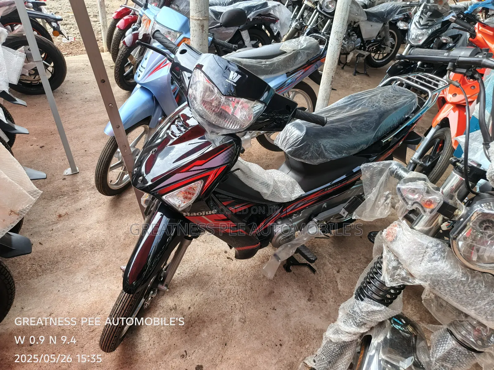 New Haojue HJ110-2C 2025 Black
