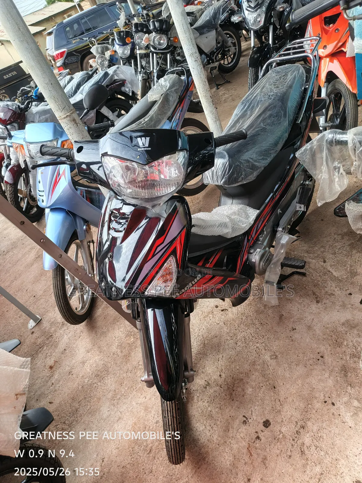 New Haojue HJ110-2C 2025 Black