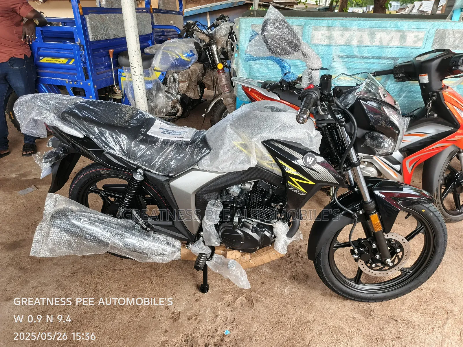 New Haojue DK150S 2025 Black
